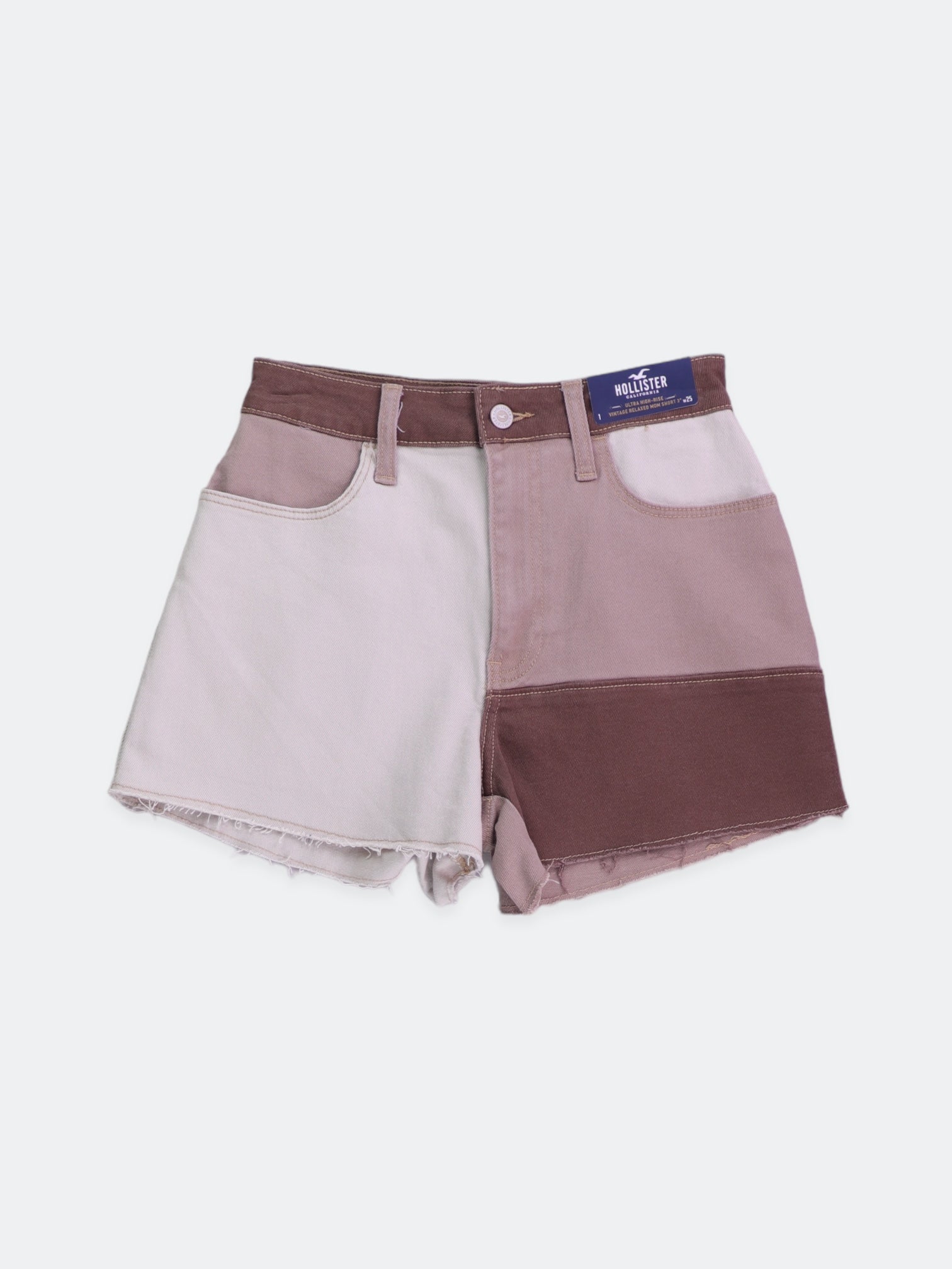 Hollister Shorts Color Block - Mujer - 25