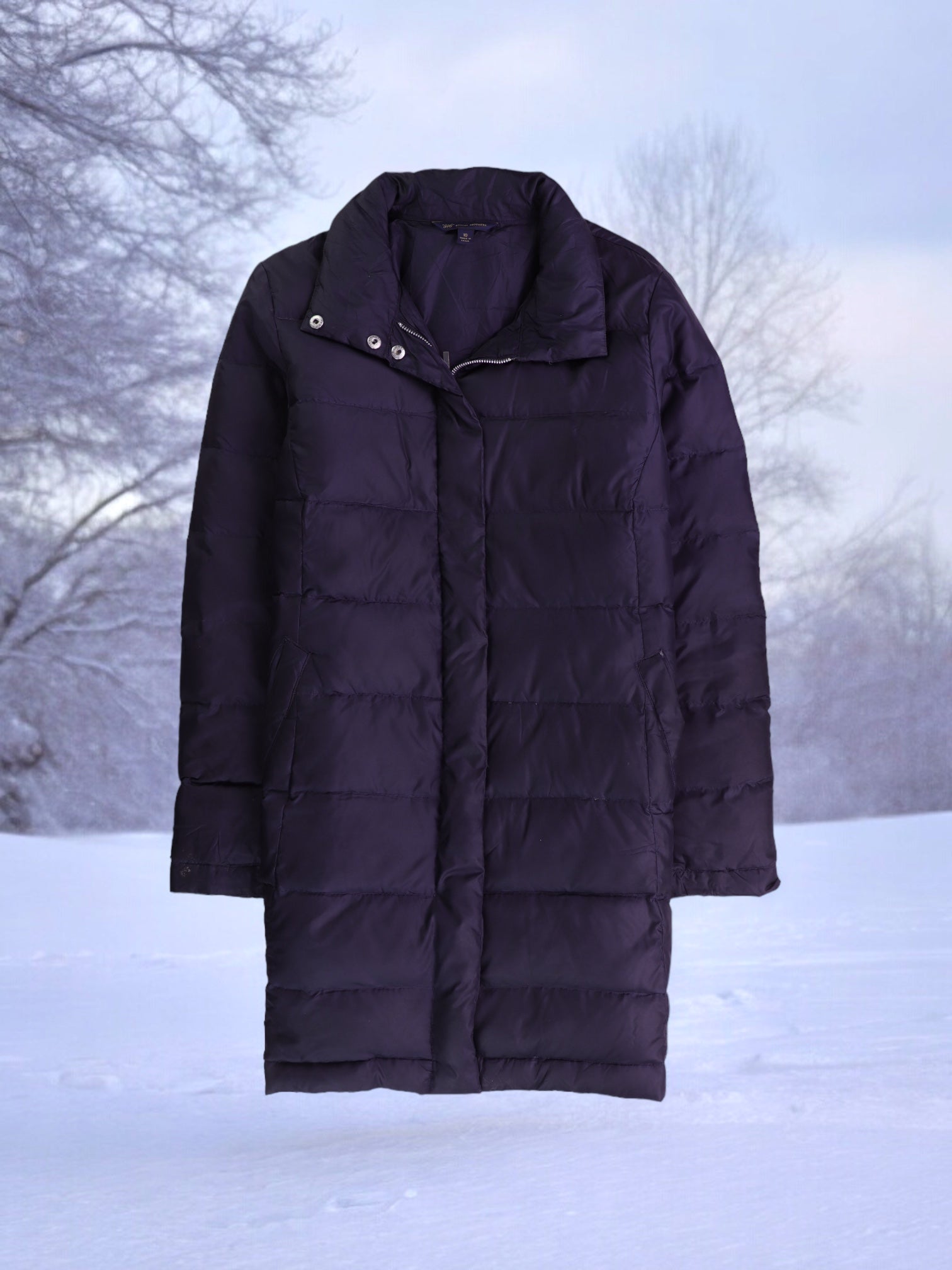 Brooks Brothers Abrigo Impermeable Puffer - Mujer - 10