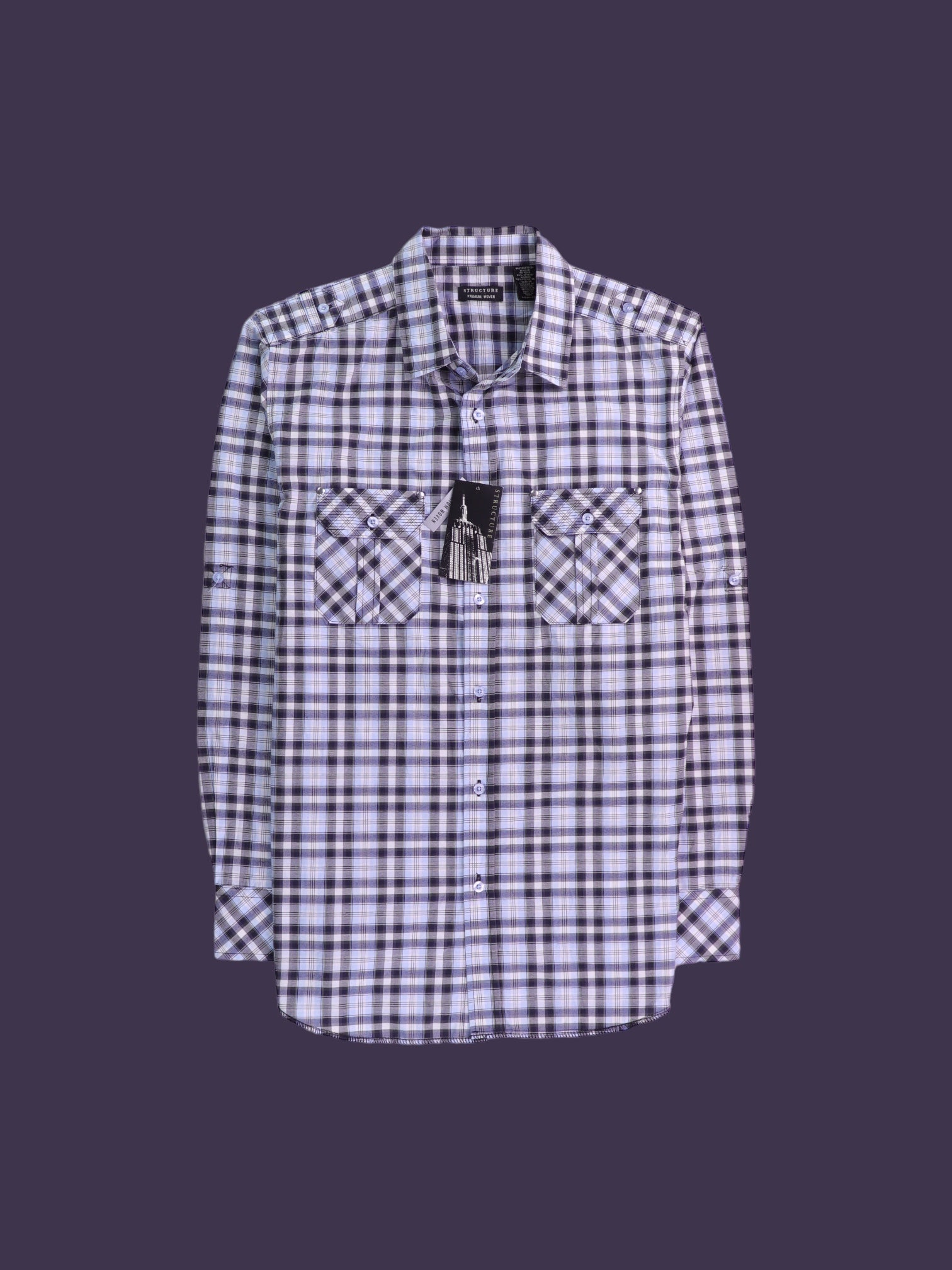 Camisa Casual - Hombre - Large