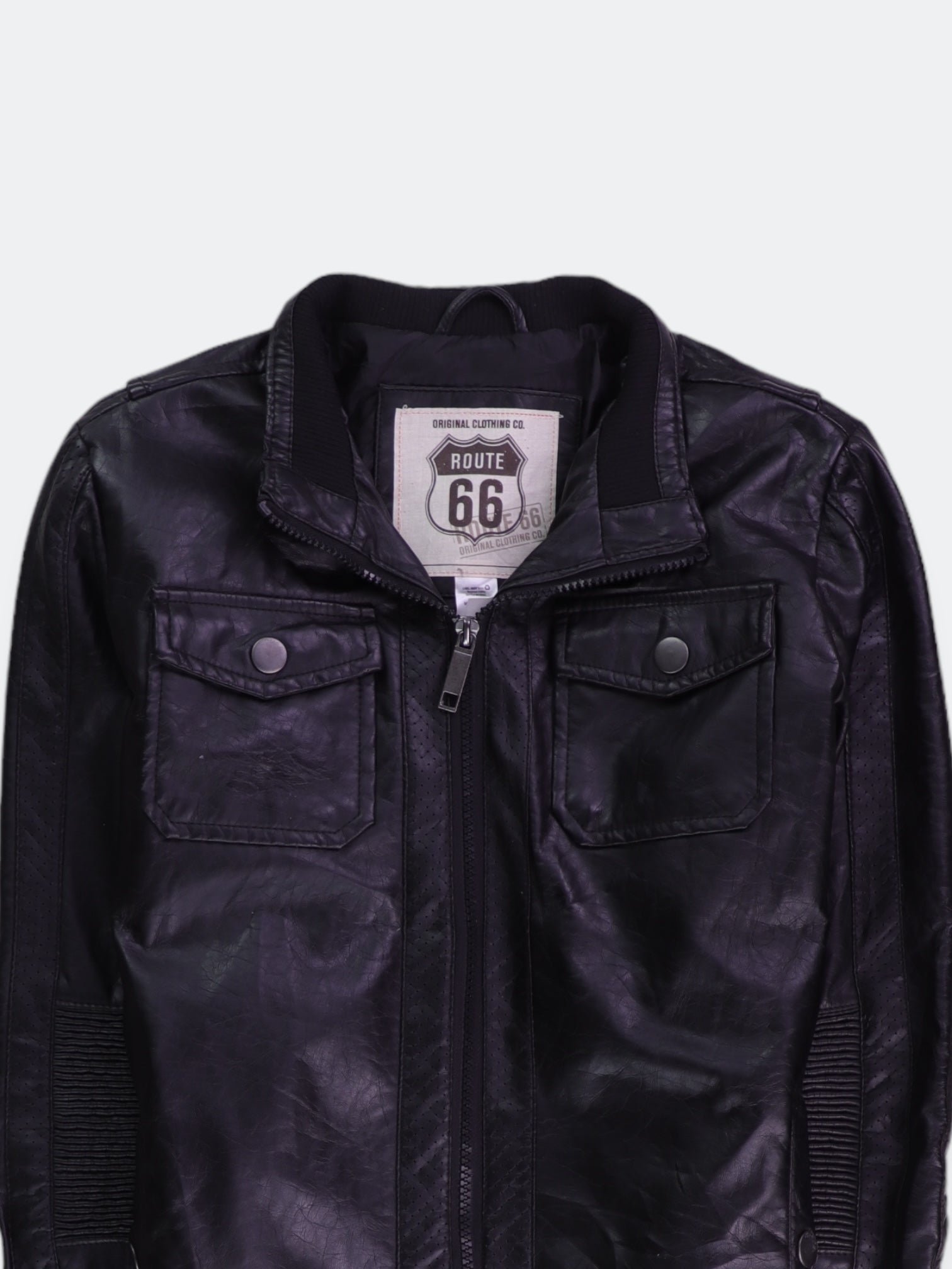 ROUTE 66 Chaqueta Casual Cuero - Niño - Large - 10-12Y (Años)