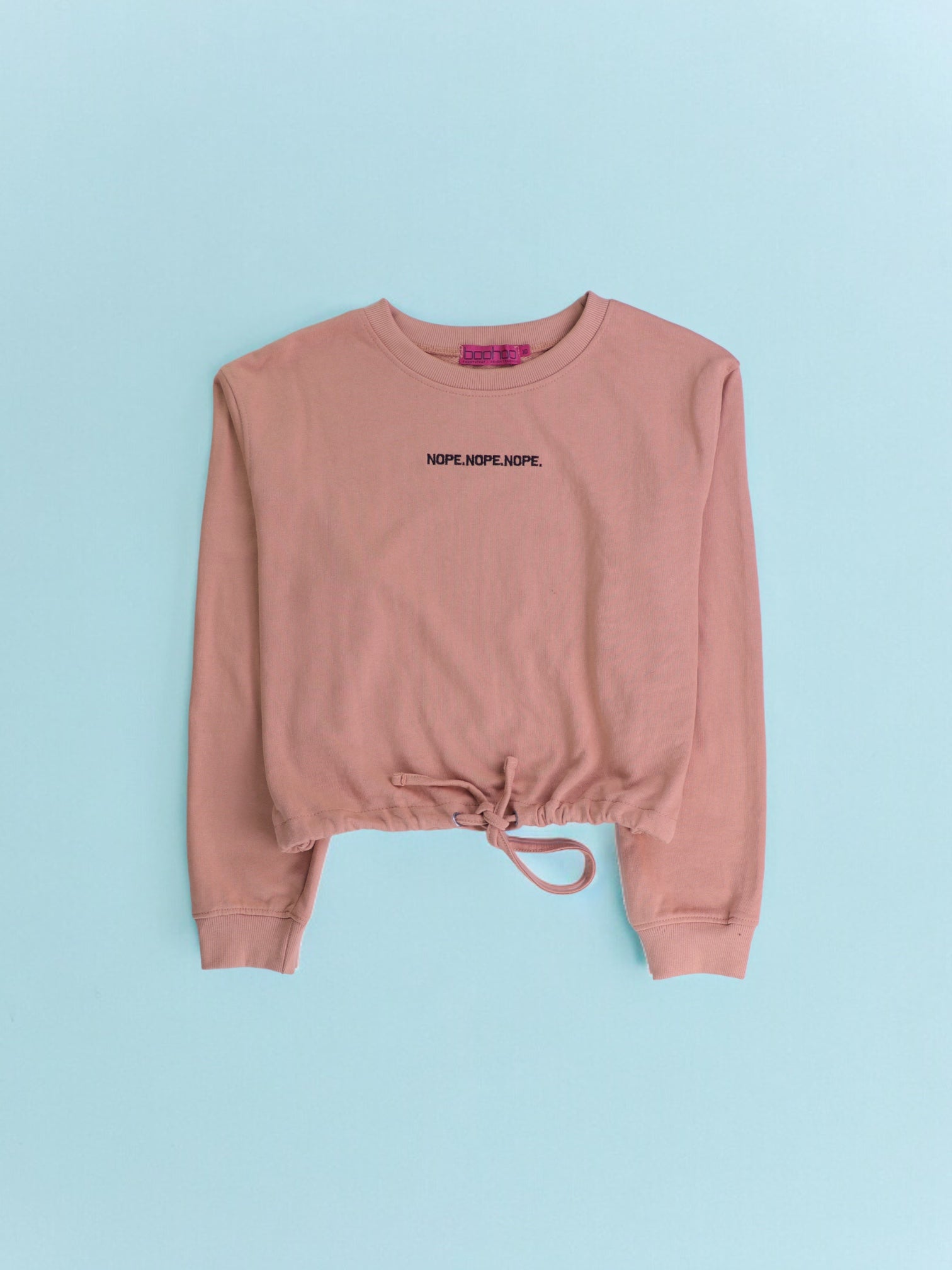 boohooman Sudadera Sweatshirt Crop Top - Mujer - 10