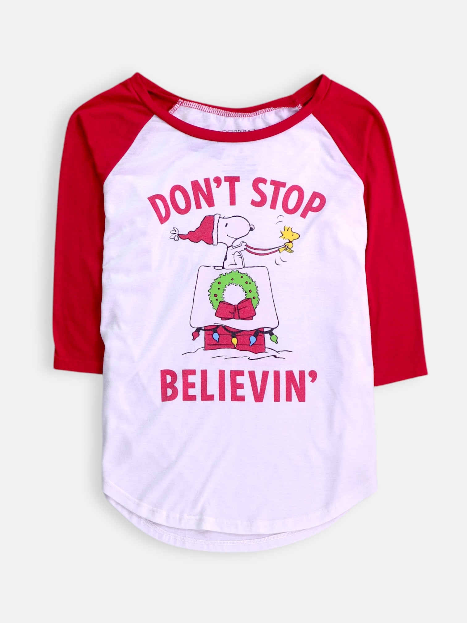 PEANUTS Camiseta Navideño - Mujer - Small