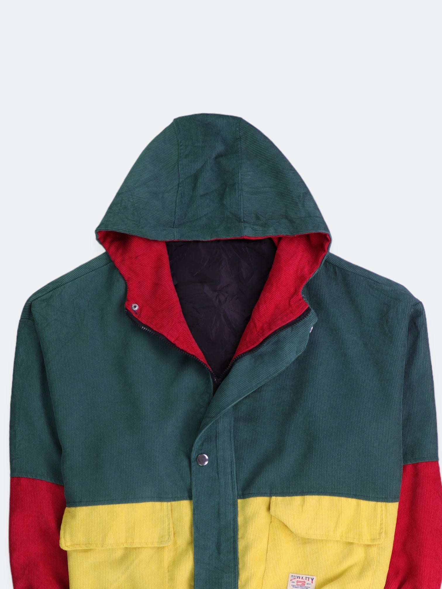 Chaqueta Bomber  Color Block - Hombre - Large