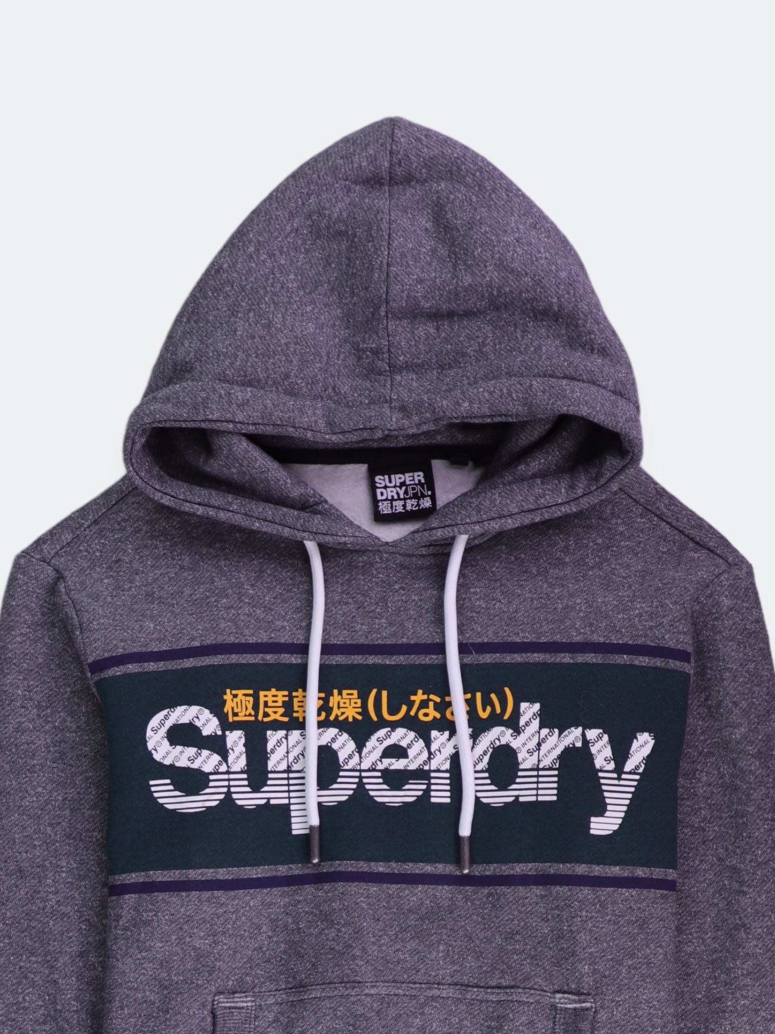 Super Dry Sudadera Hoodie Basic - Hombre - XS