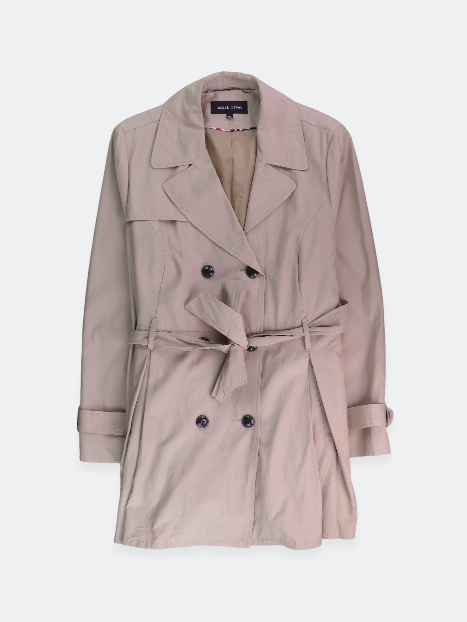 Abrigo Trench Coat Casual - Mujer - 2XL