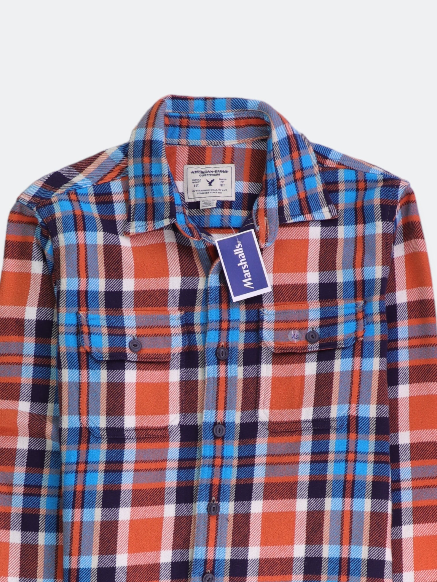 American Eagle Camisa Casual - Hombre - XS