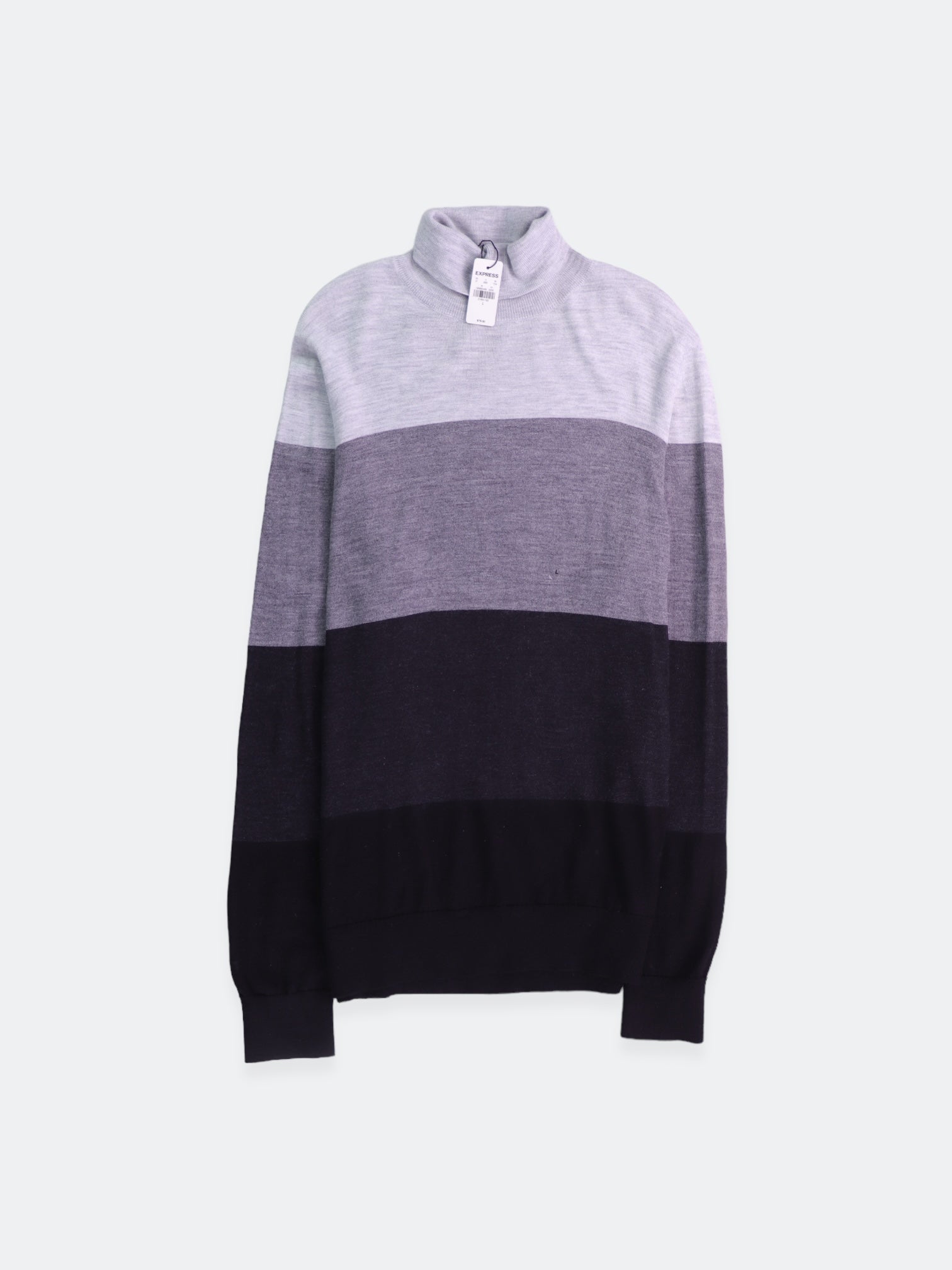 EXPRESS Sueter Knit Color Block - Hombre - Large