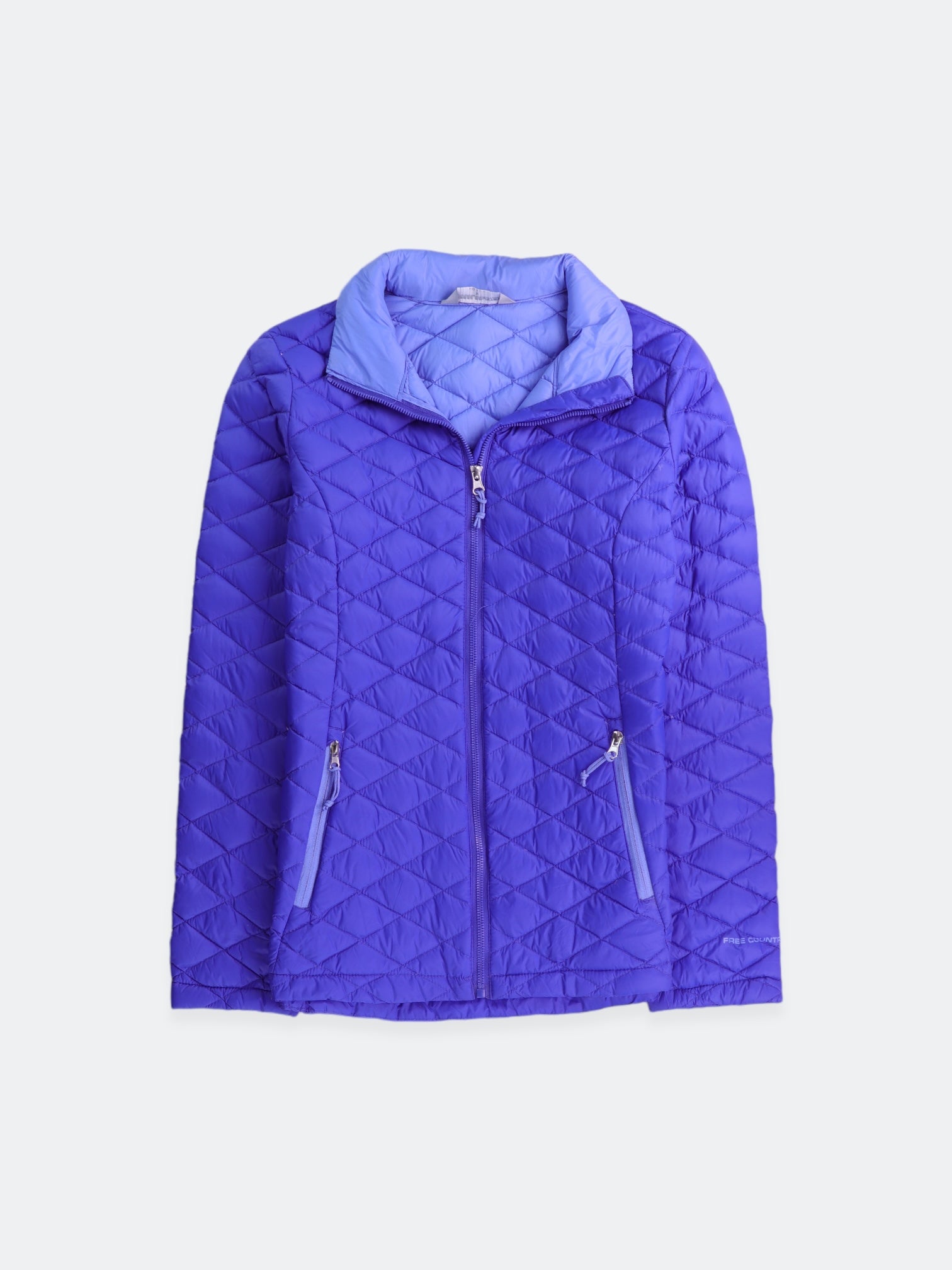 FREE COUNTY Chaqueta Puffer Impermeable - Mujer - Medium