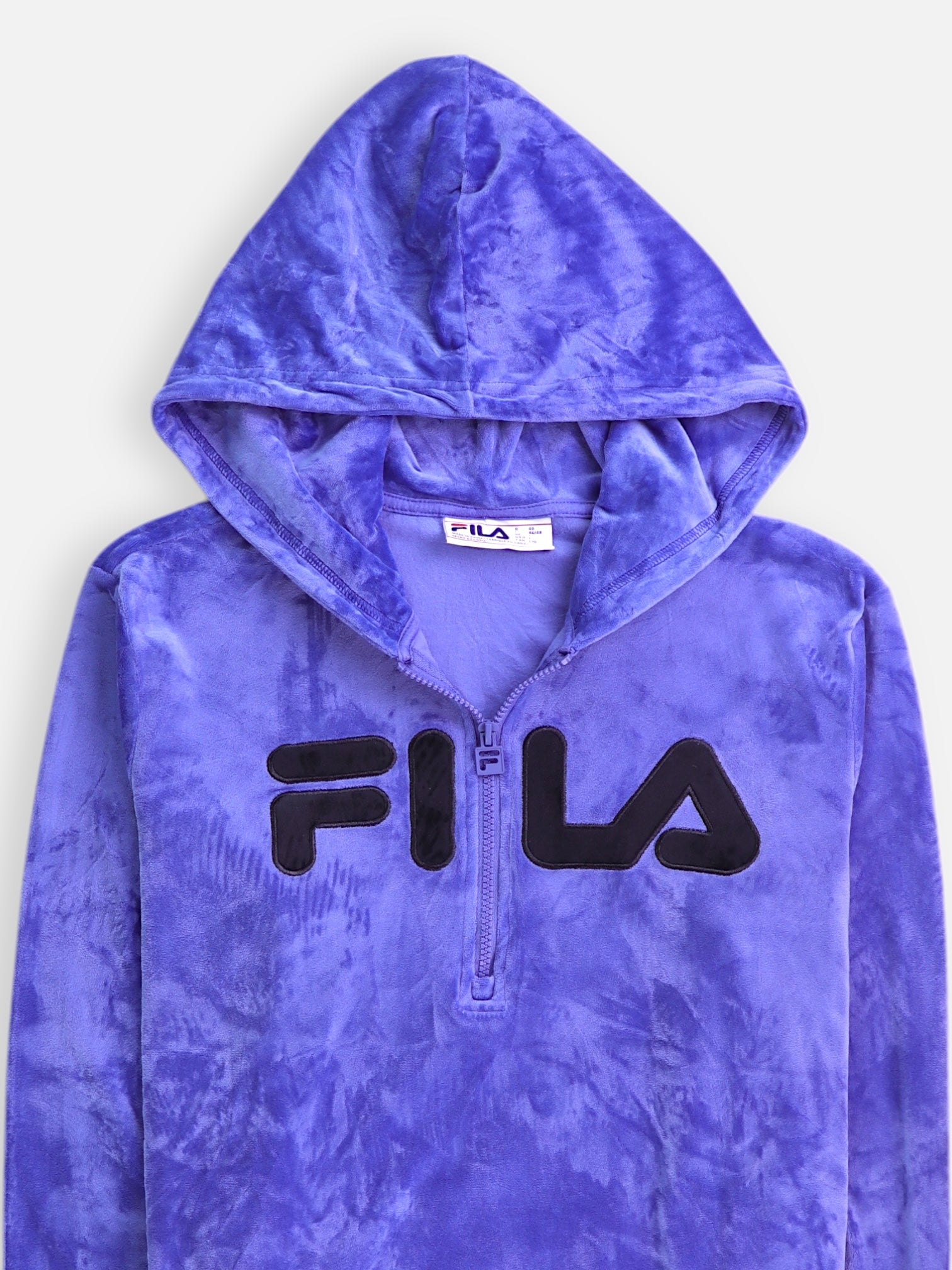 Fila Sudadera Hoodie Velvet - Mujer - Large