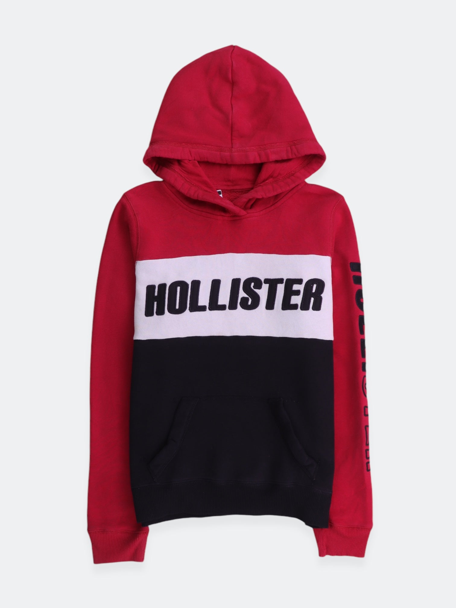 Hollister Sudadera Hoodie Color Block - Hombre - Small