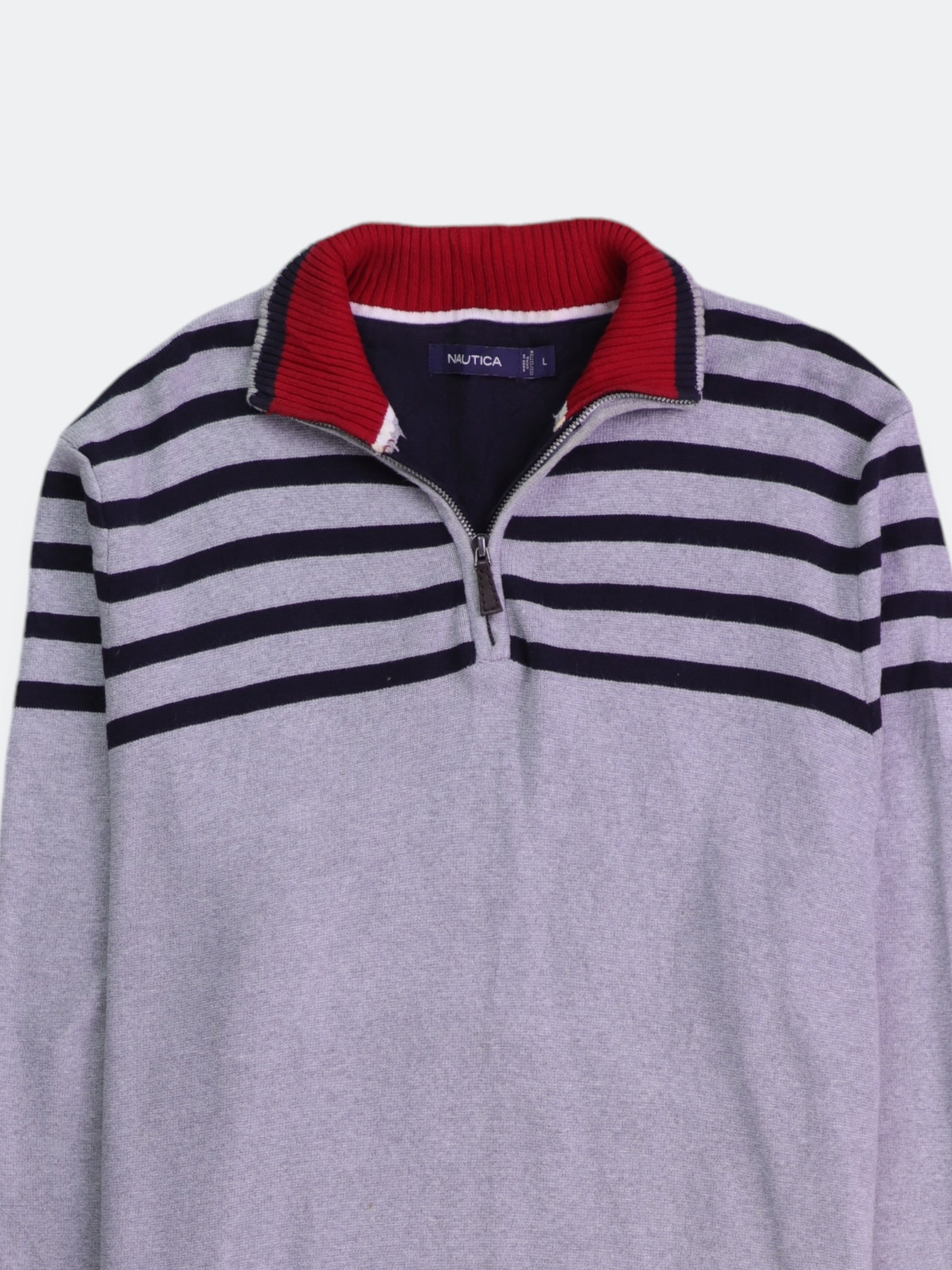 Nautica Sueter Fleece Casual - Hombre - Large