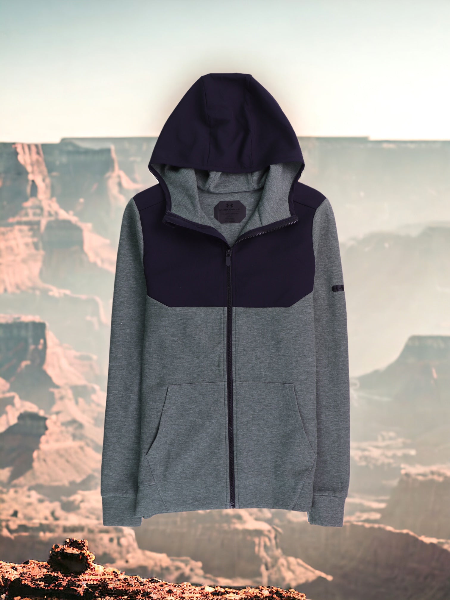 Under Armour Sudadera Hoodie Color Block - Hombre - Small