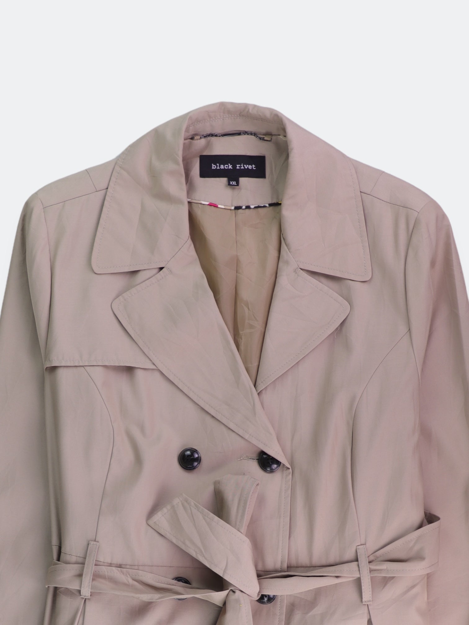 Abrigo Trench Coat Casual - Mujer - 2XL