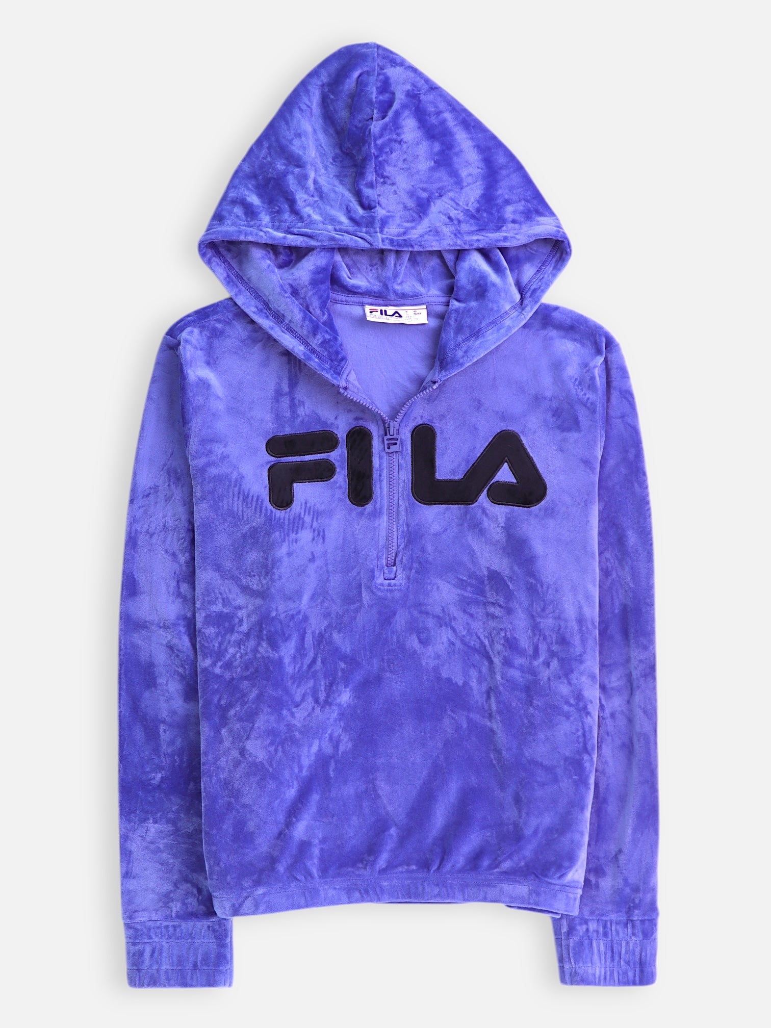 Fila Sudadera Hoodie Velvet - Mujer - Large