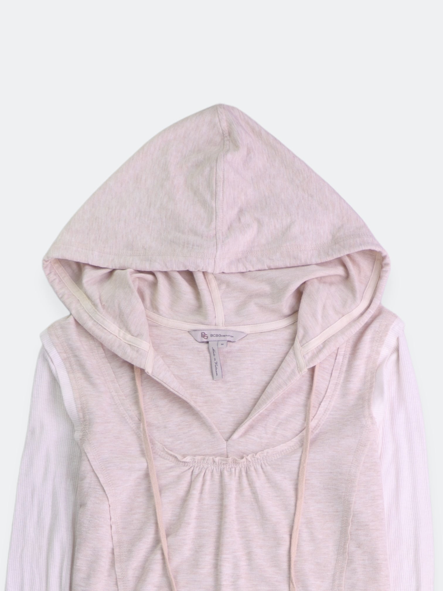 BCBG Sudadera Hoodie Largo - Mujer - Medium