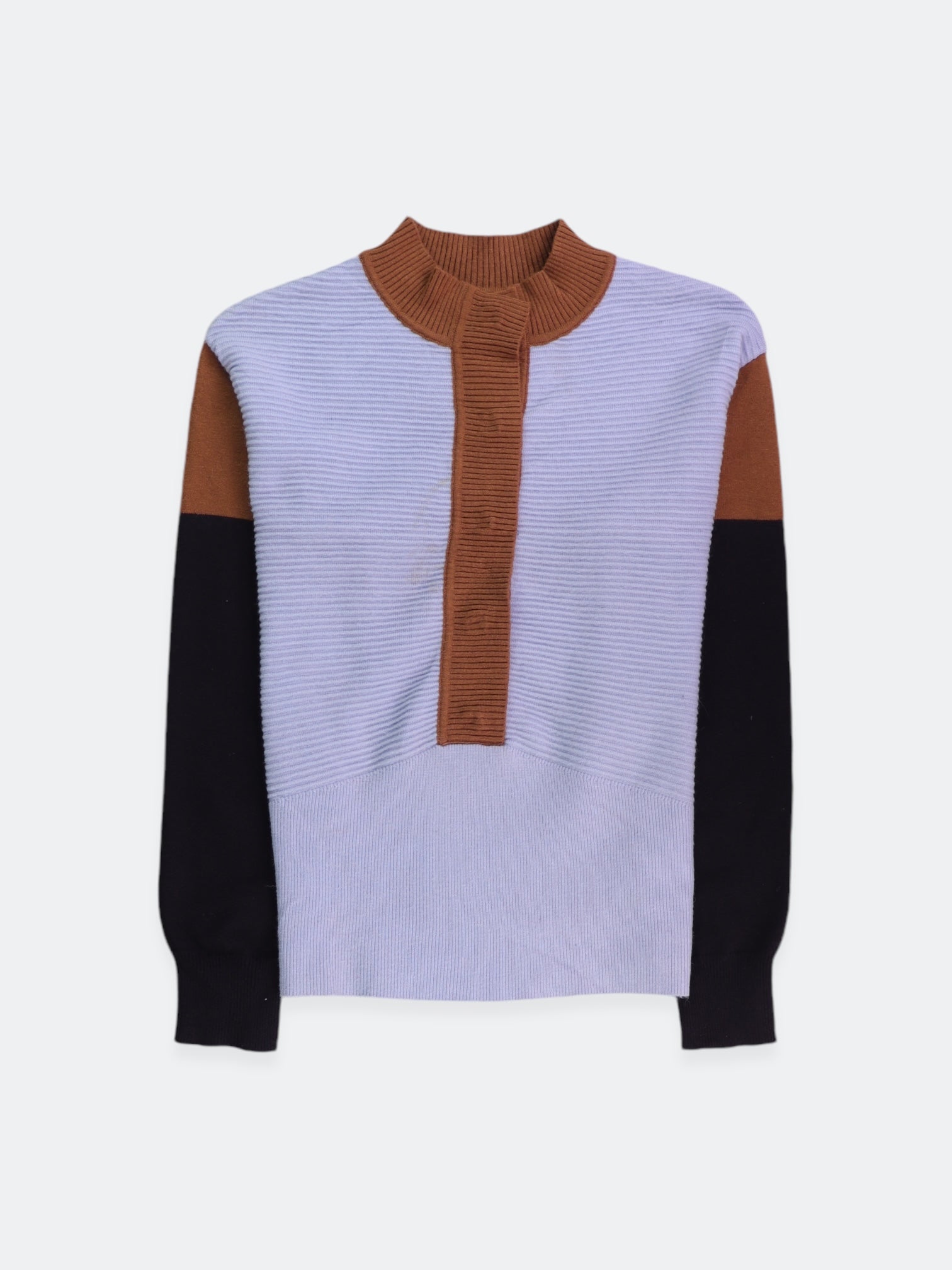 Sueter Casual Color Block - Mujer - XS