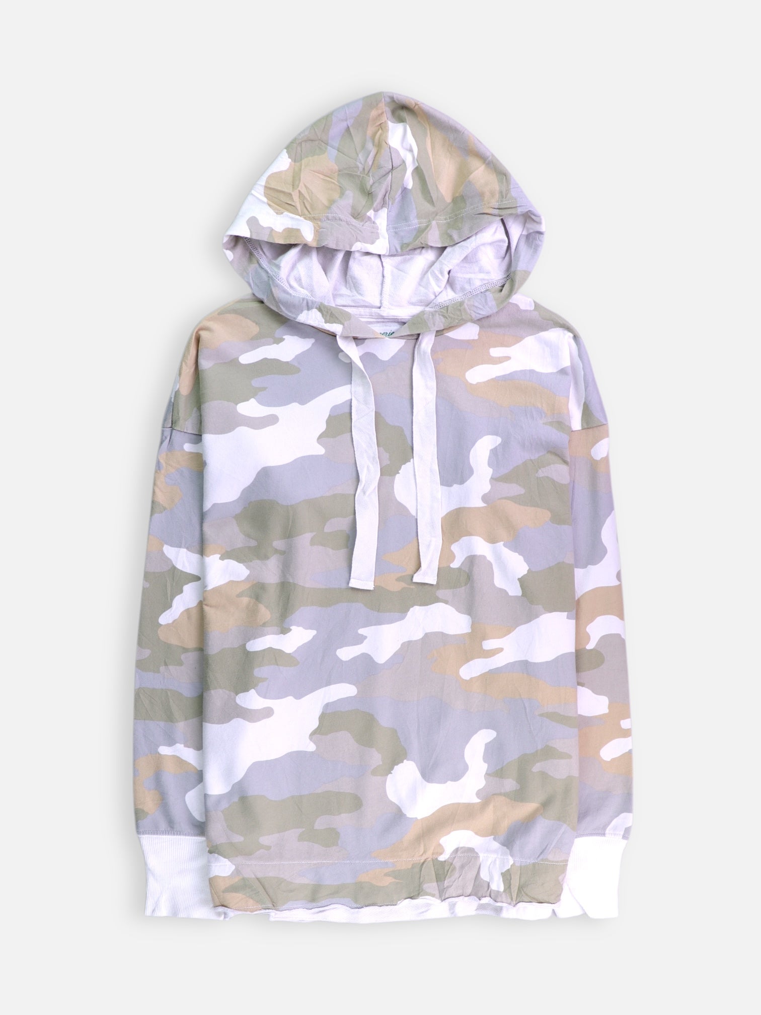 Sudadera Hoodie Militar - Mujer - XS