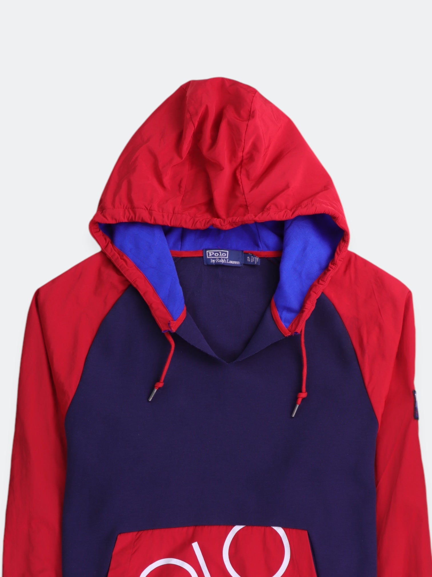 Polo Ralph Lauren Sudadera Hoodie Color Block - Hombre - XL