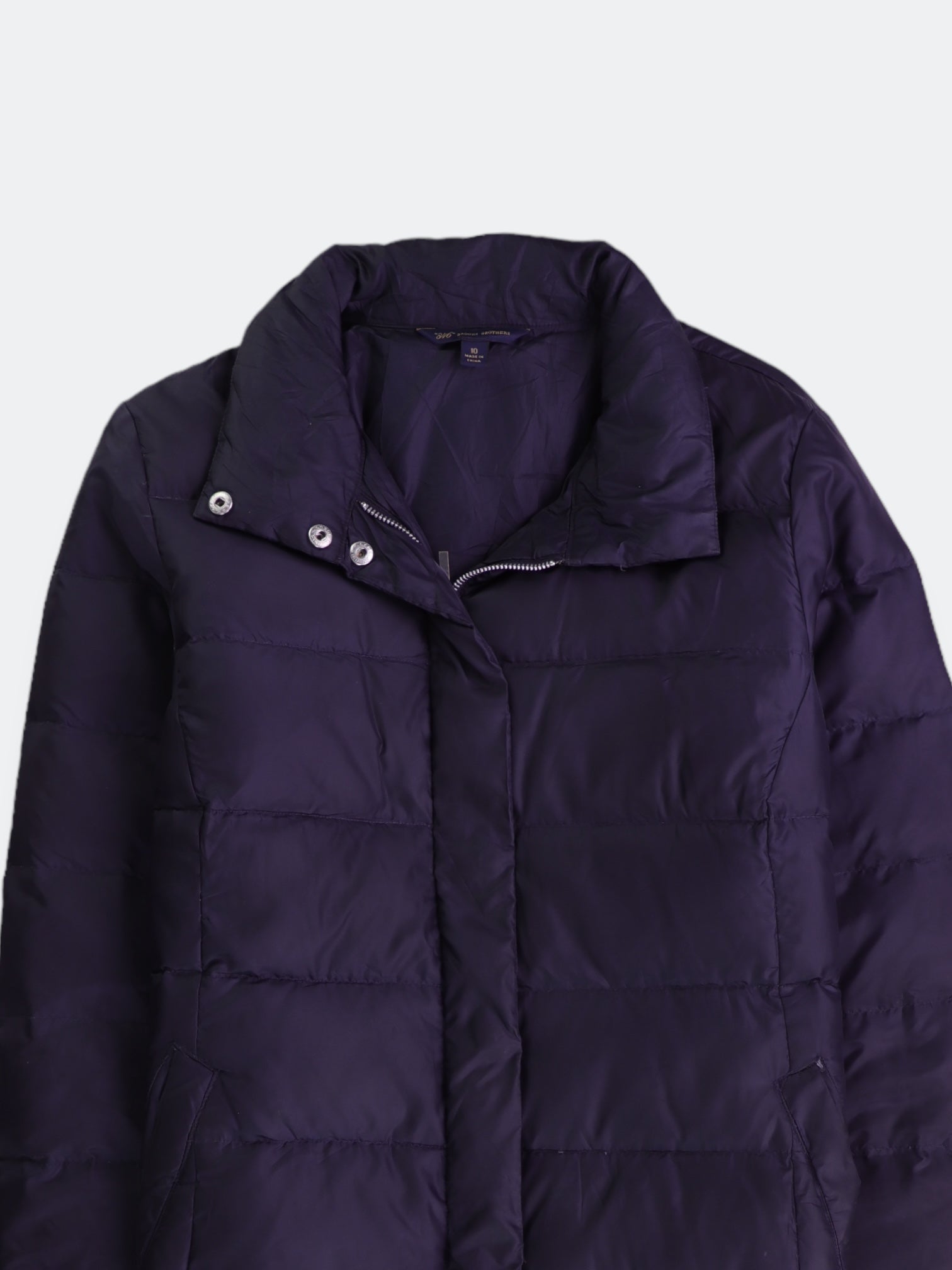 Brooks Brothers Abrigo Impermeable Puffer - Mujer - 10