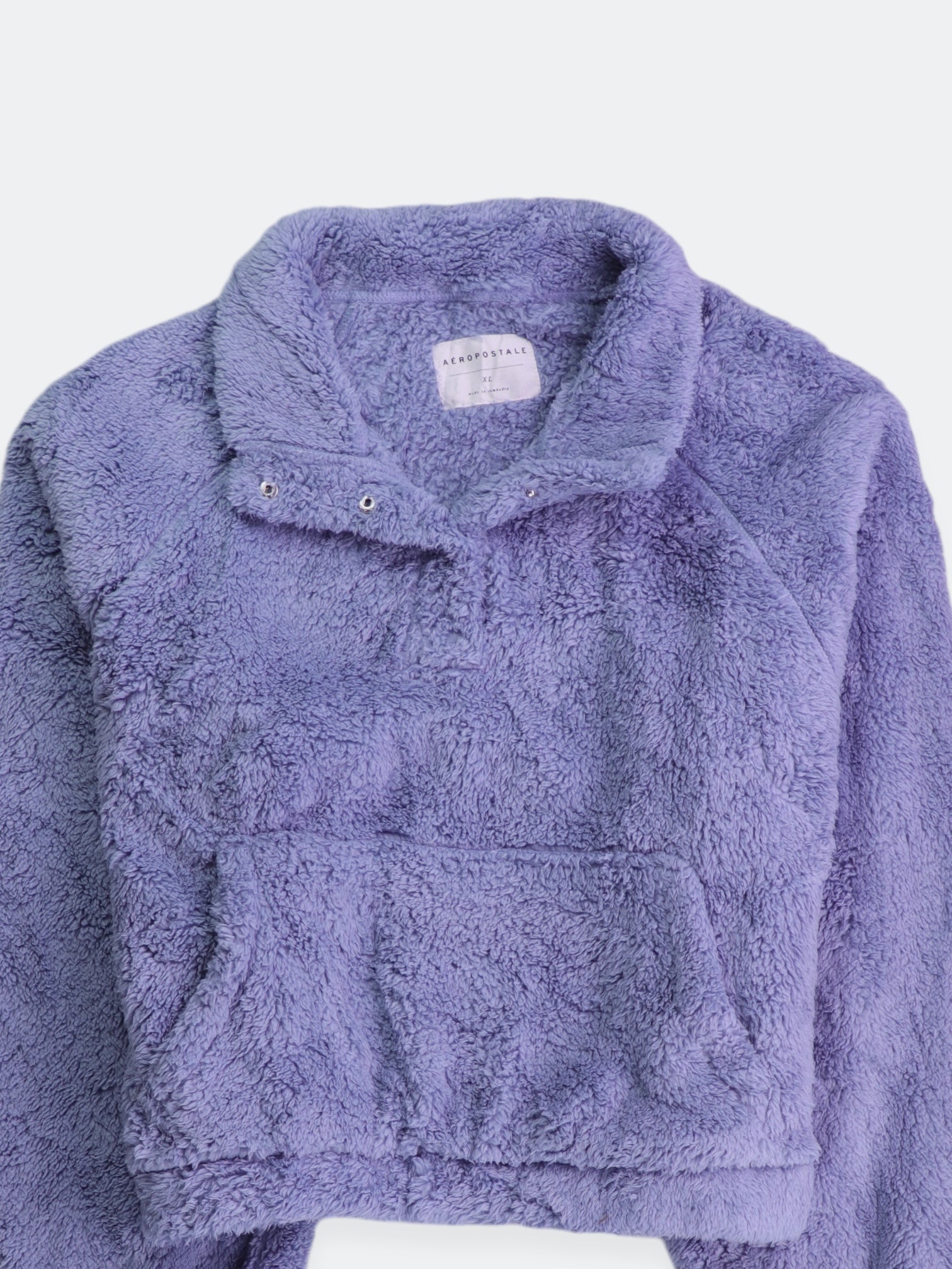 Aeropostale Sueter Fleece Teddy - Mujer - XL