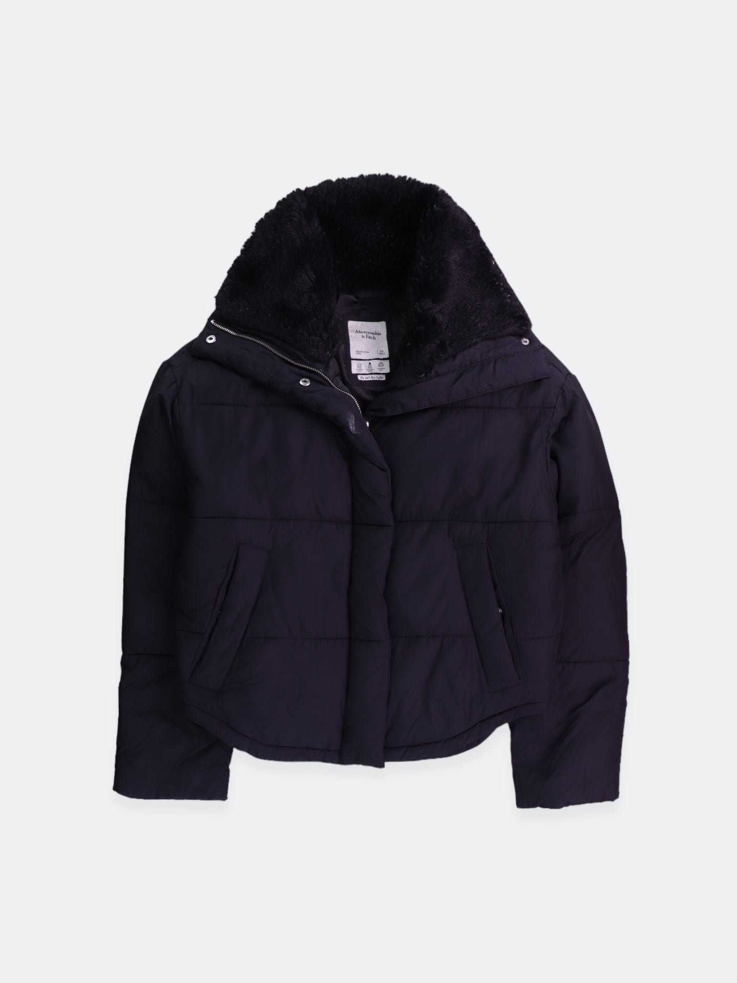 Abercrombie & Fitch Chaqueta Puffer Impermeable - Mujer - XS