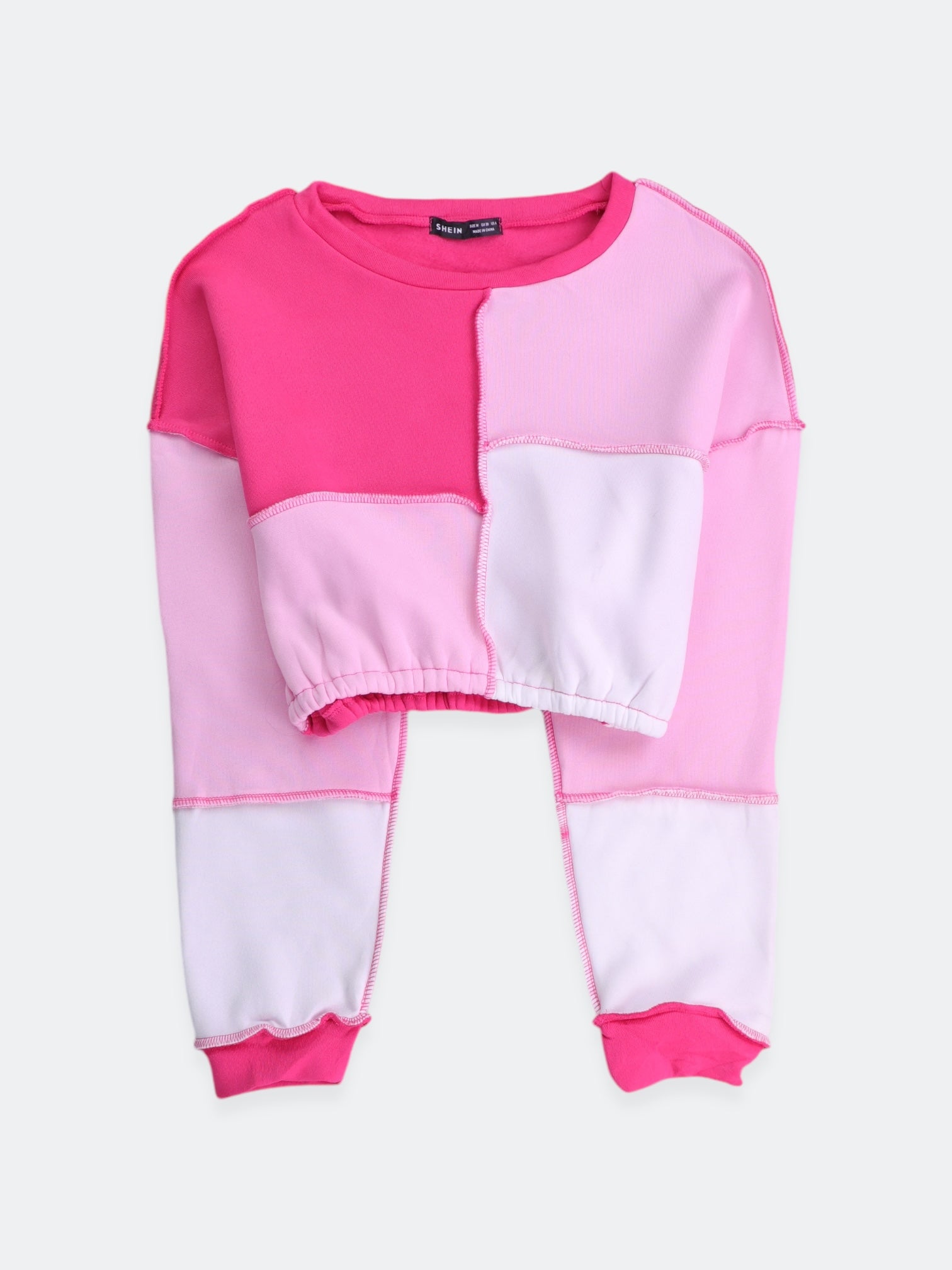 SHEIN Sudadera Sweatshirt Color Block - Mujer - Medium