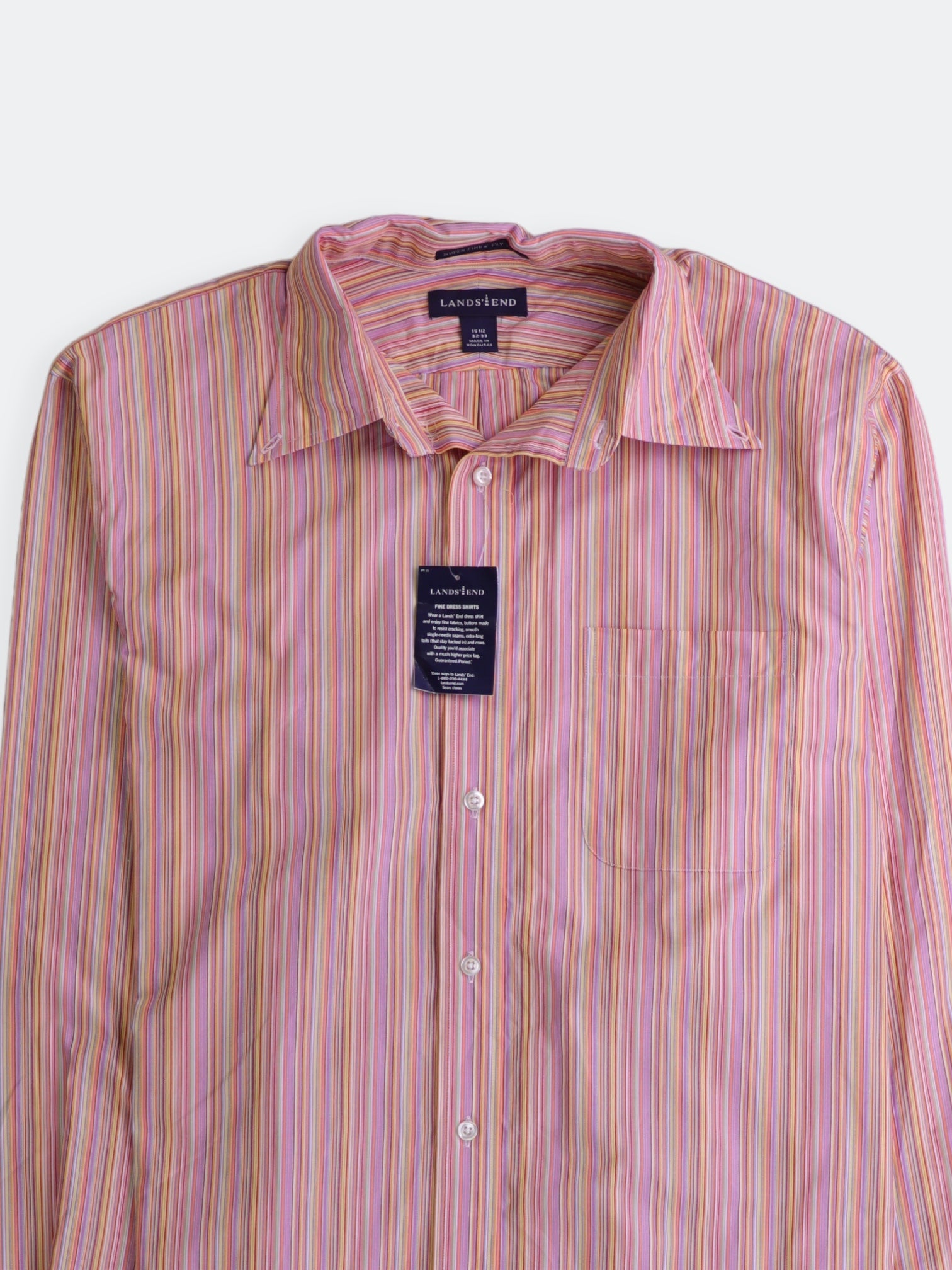 LANDS END Camisa Casual - Hombre - Medium