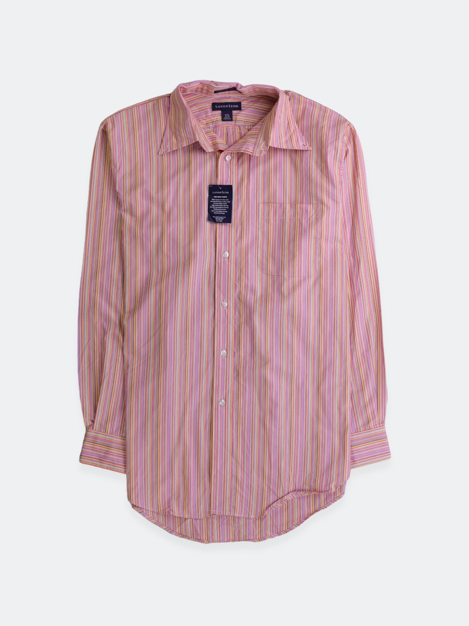 LANDS END Camisa Casual - Hombre - Medium