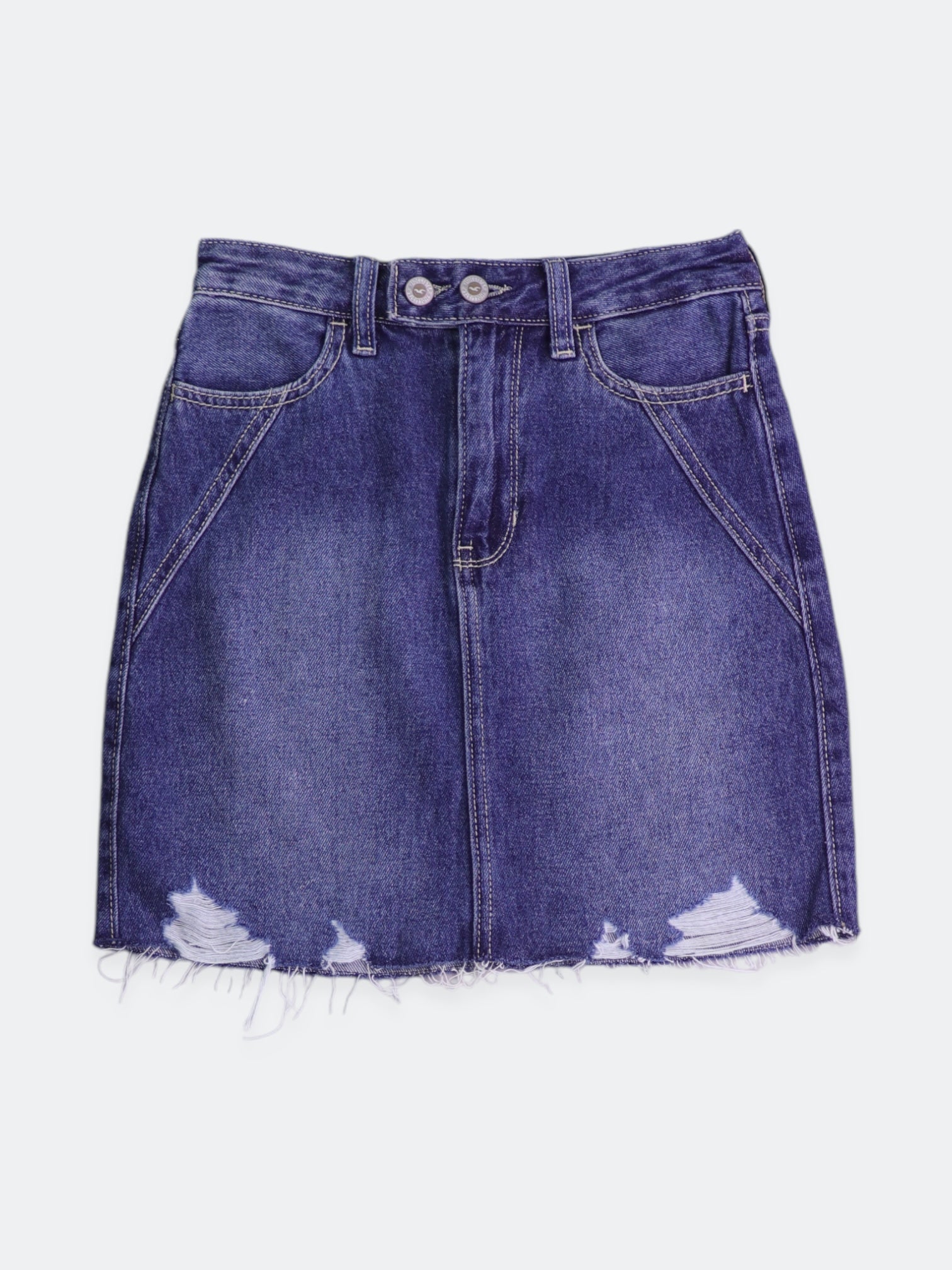 Hollister Falda Denim - Mujer - 00