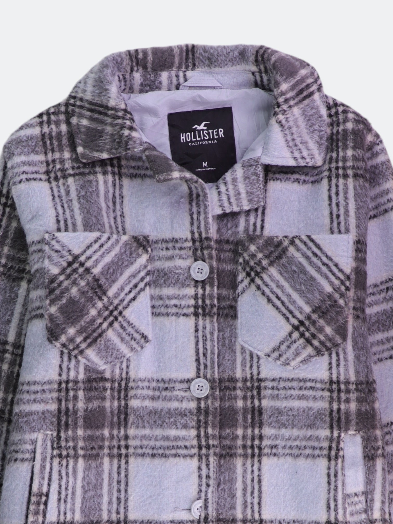 Hollister Chaqueta Sobrecamisa Plaid Types - Mujer - Medium