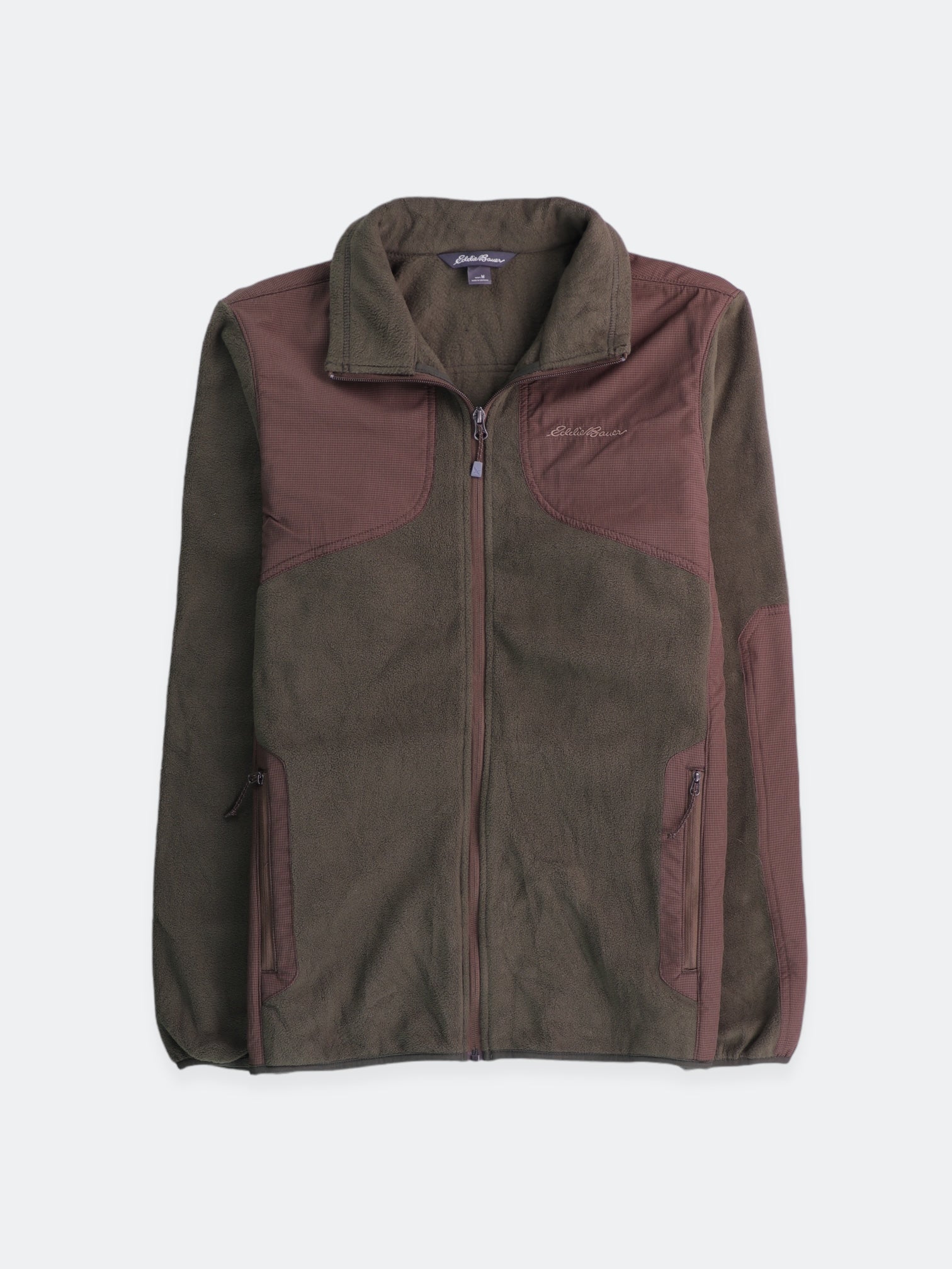 Eddie Bauer Sudadera Fleece Color Block - Hombre - Medium