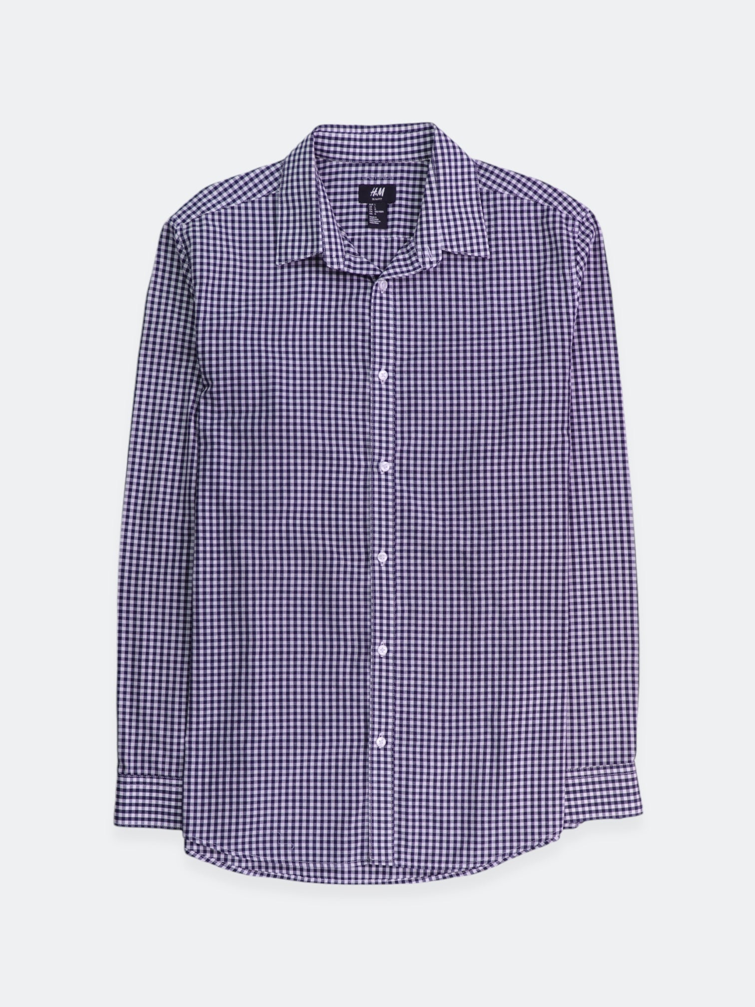 H&M Camisa Casual - Hombre - Large