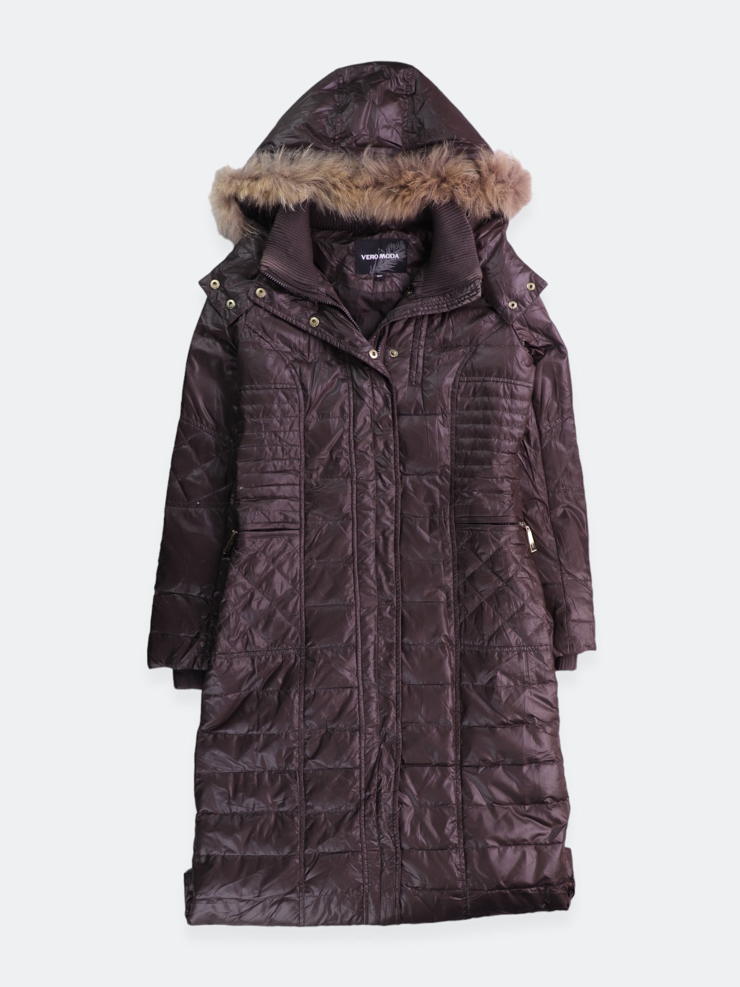 Abrigo Largo Impermeable - Mujer - Small