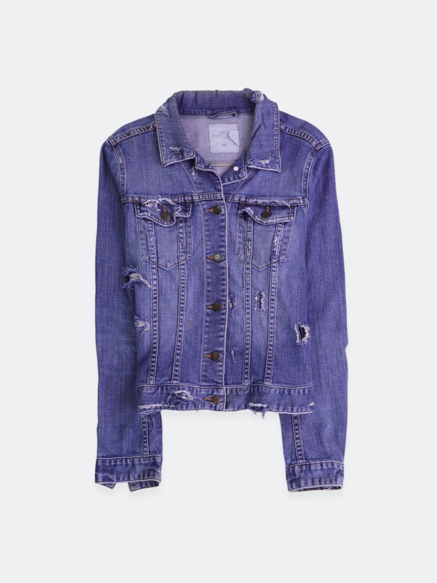 H&M Chaqueta Denim  Basic - Mujer - 16