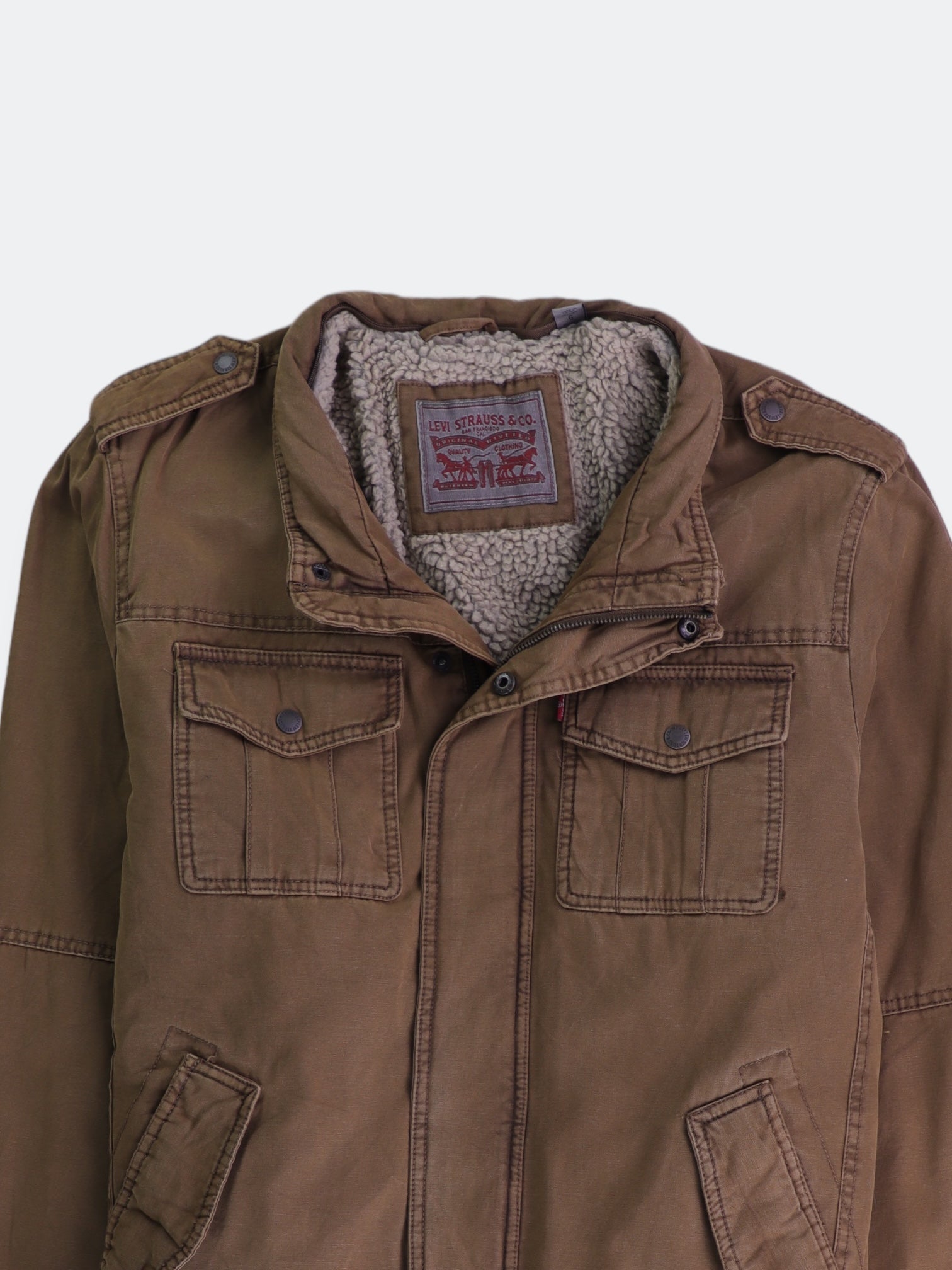 Levis Chaqueta Militar Cargo - Hombre - Large