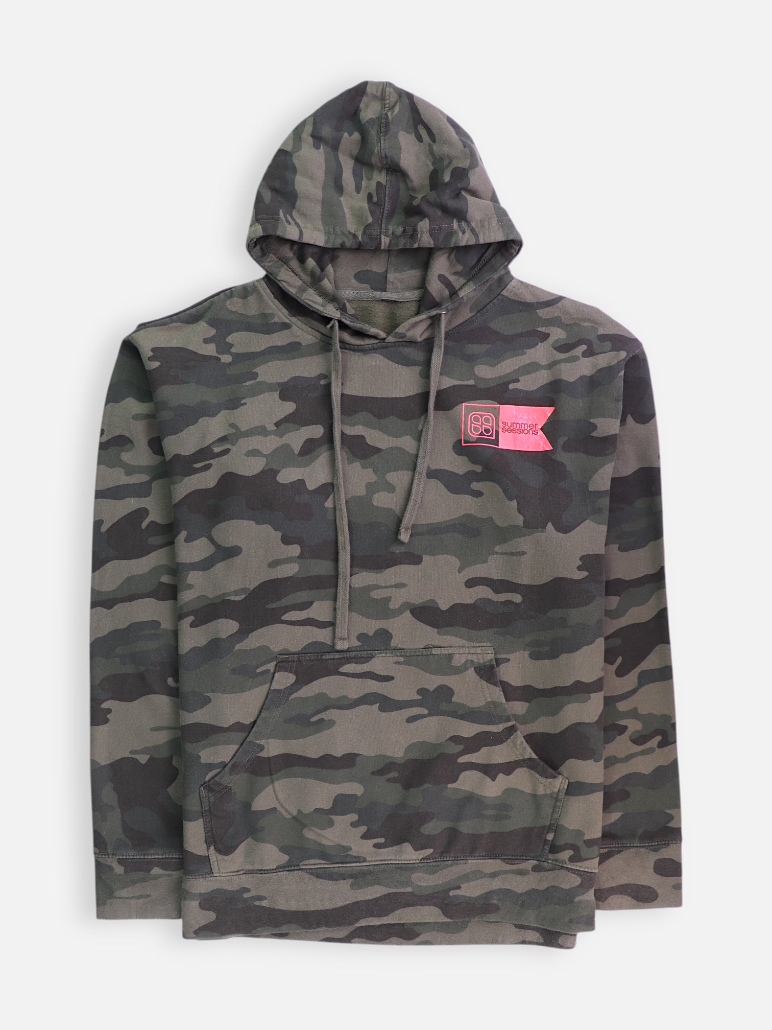 Sudadera Hoodie Militar - Hombre - Small