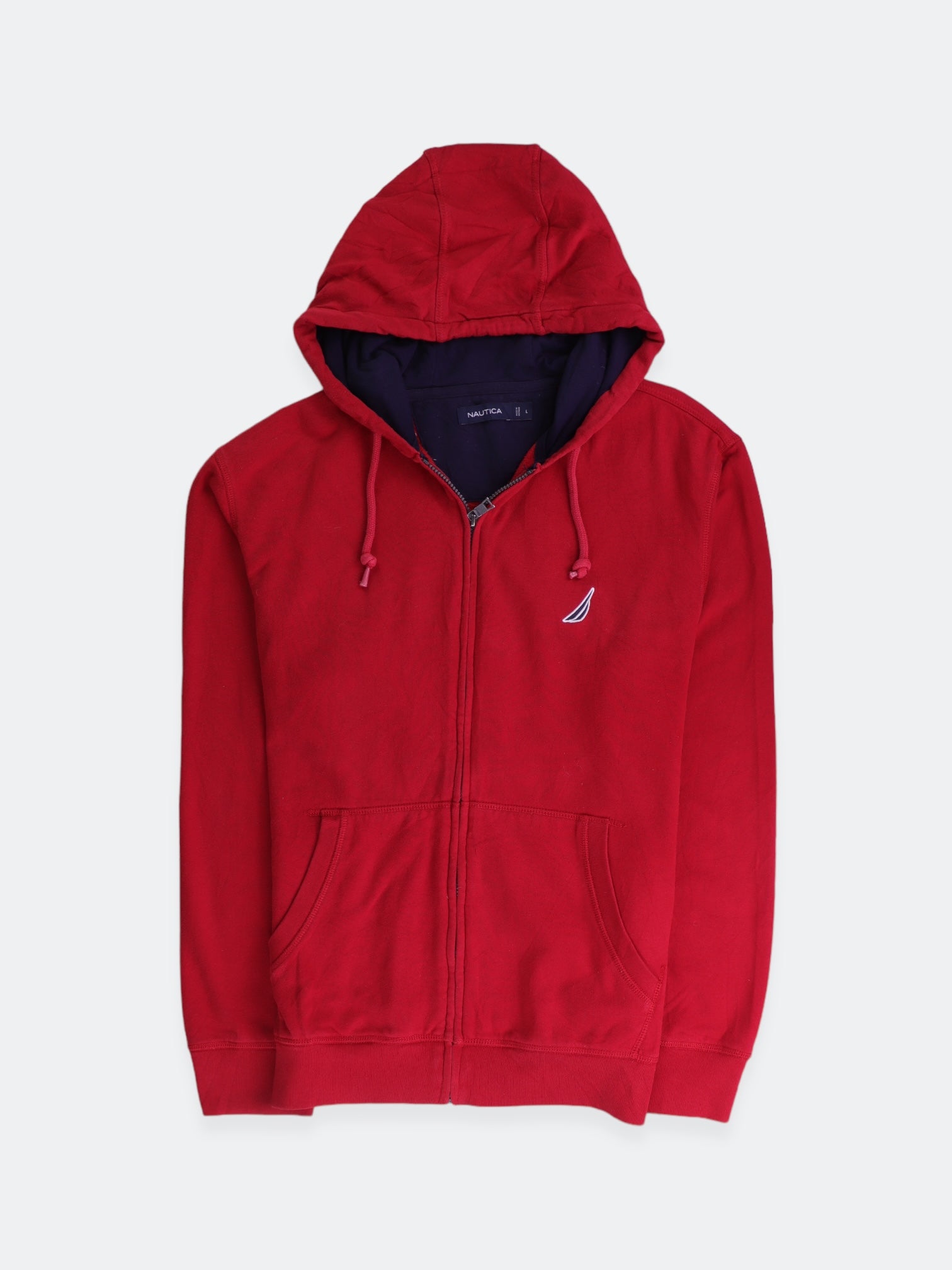 Nautica Sudadera Hoodie Basic - Hombre - Large