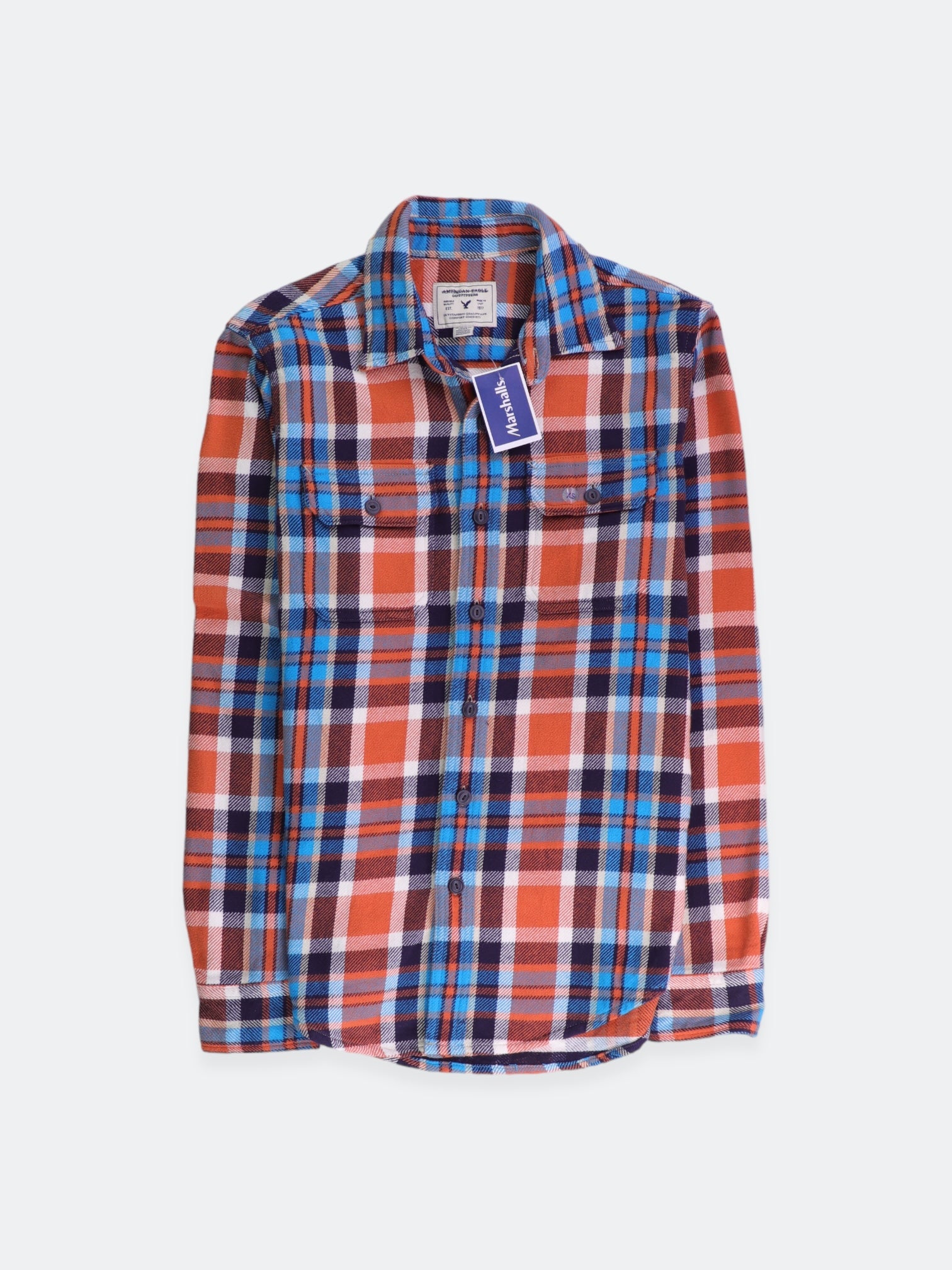 American Eagle Camisa Casual - Hombre - XS