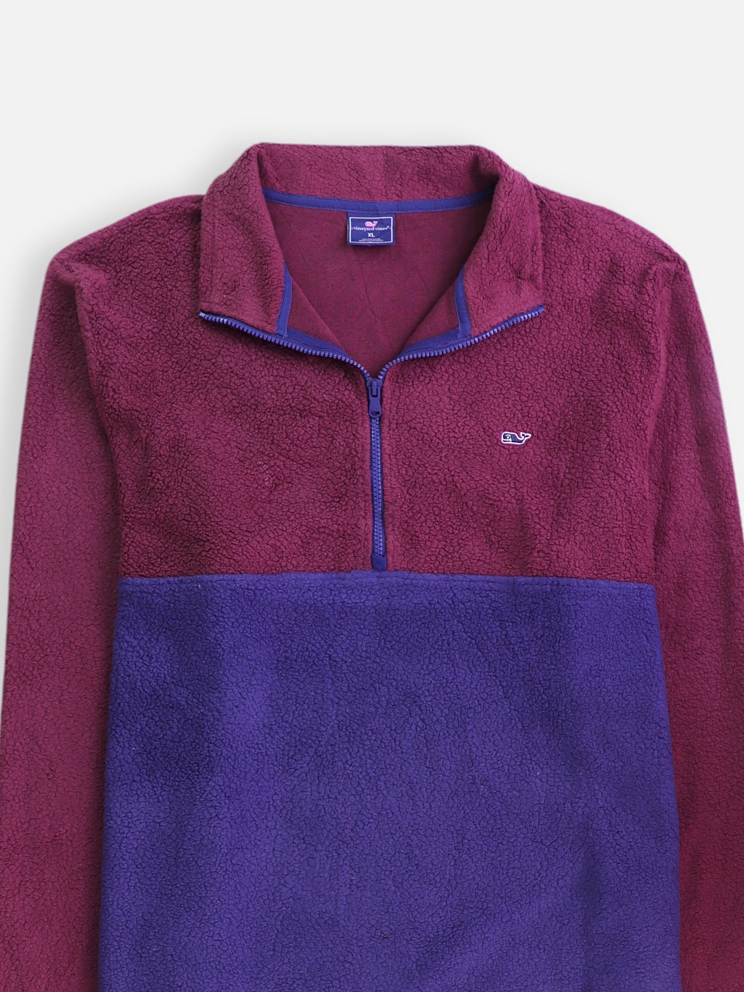 Vineyard Vines Sueter Fleece Color Block - Hombre - XL