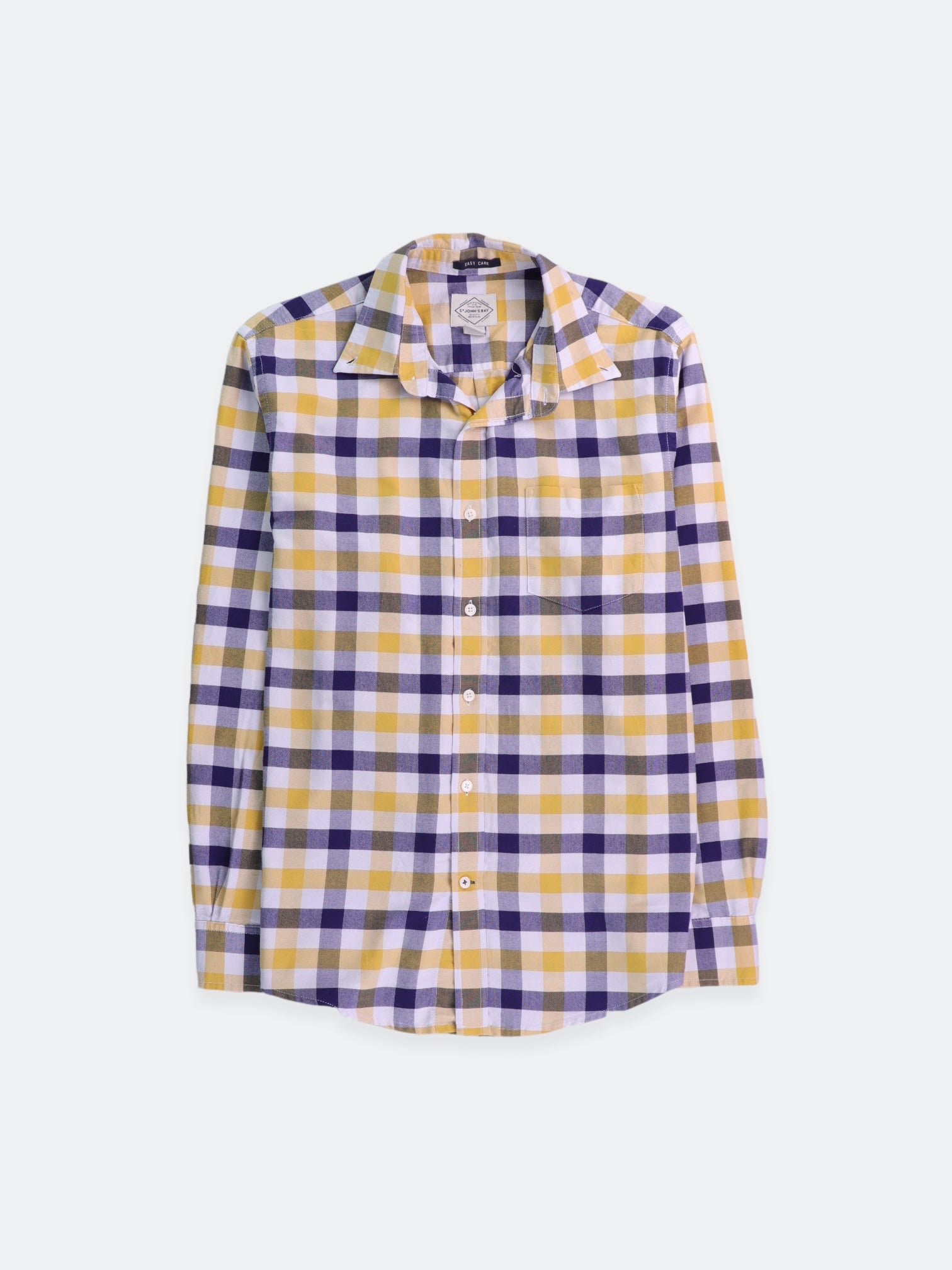 ST JOHNS BAY Camisa Color Block - Hombre - Medium