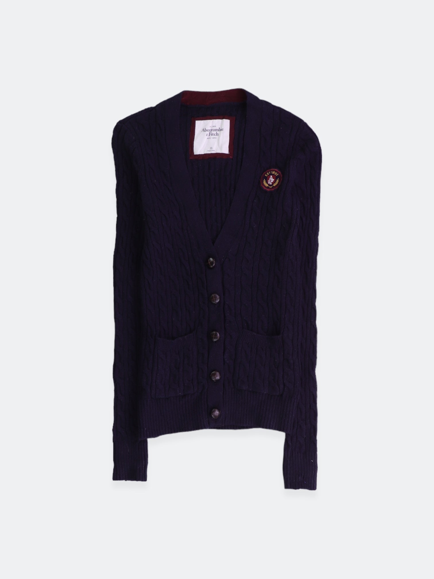 Abercrombie & Fitch Sueter Cardigan Casual - Mujer - XS