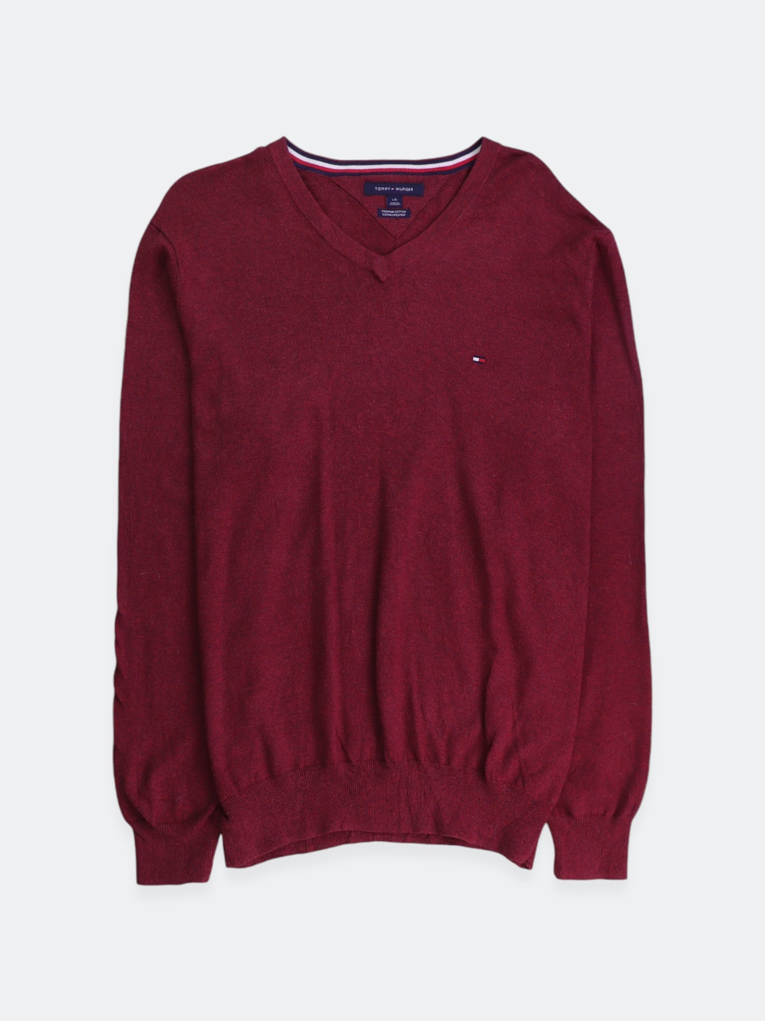 Tommy Hilfiger Sueter Knit Casual - Hombre - Large