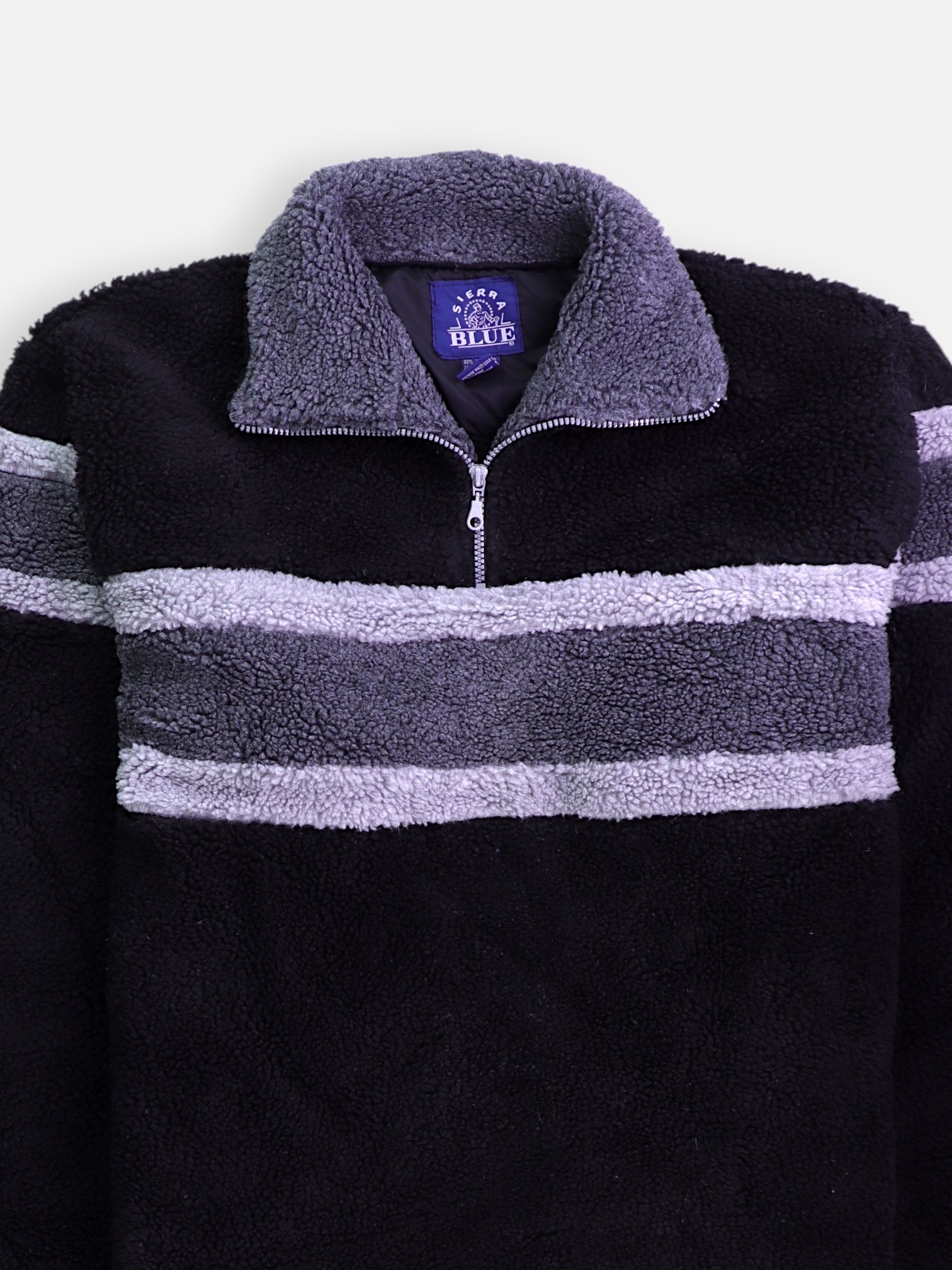 Sueter Fleece Color Block - Hombre - Large