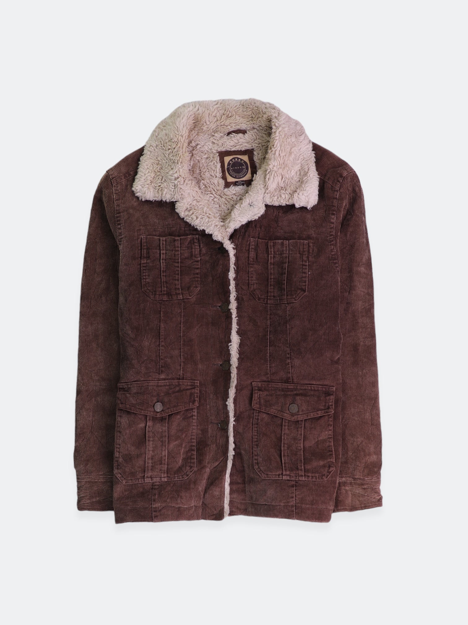 Chaqueta Sherpa Trucker Corduroy - Hombre - XL