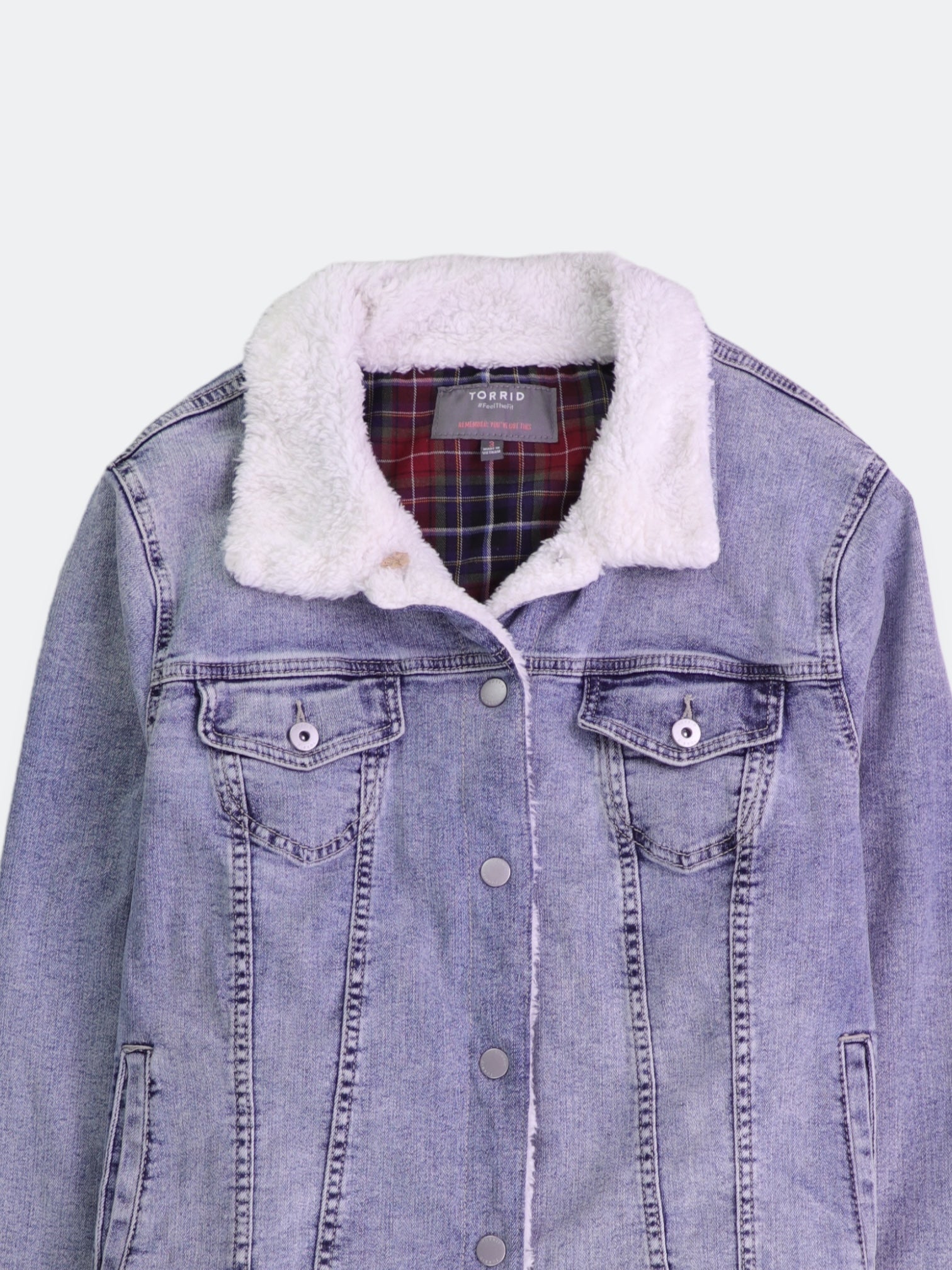 Chaqueta Sherpa Trucker Denim - Mujer - 3XL