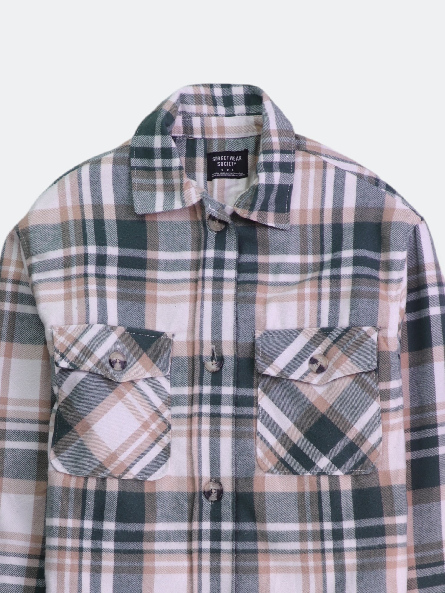 Chaqueta Sobrecamisa Plaid Types - Mujer - Small