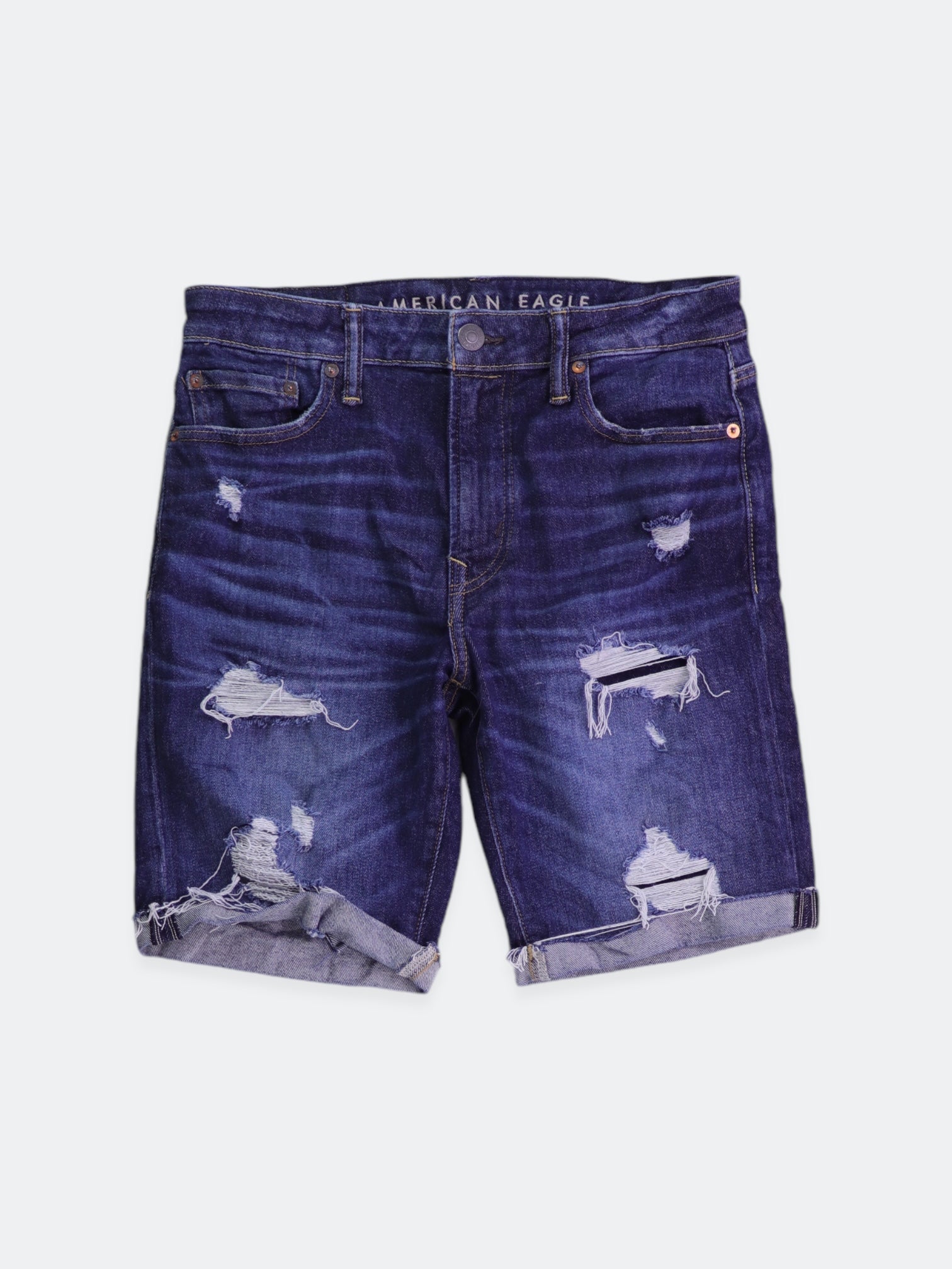 American Eagle Calzoneta Denim - Hombre - 30W