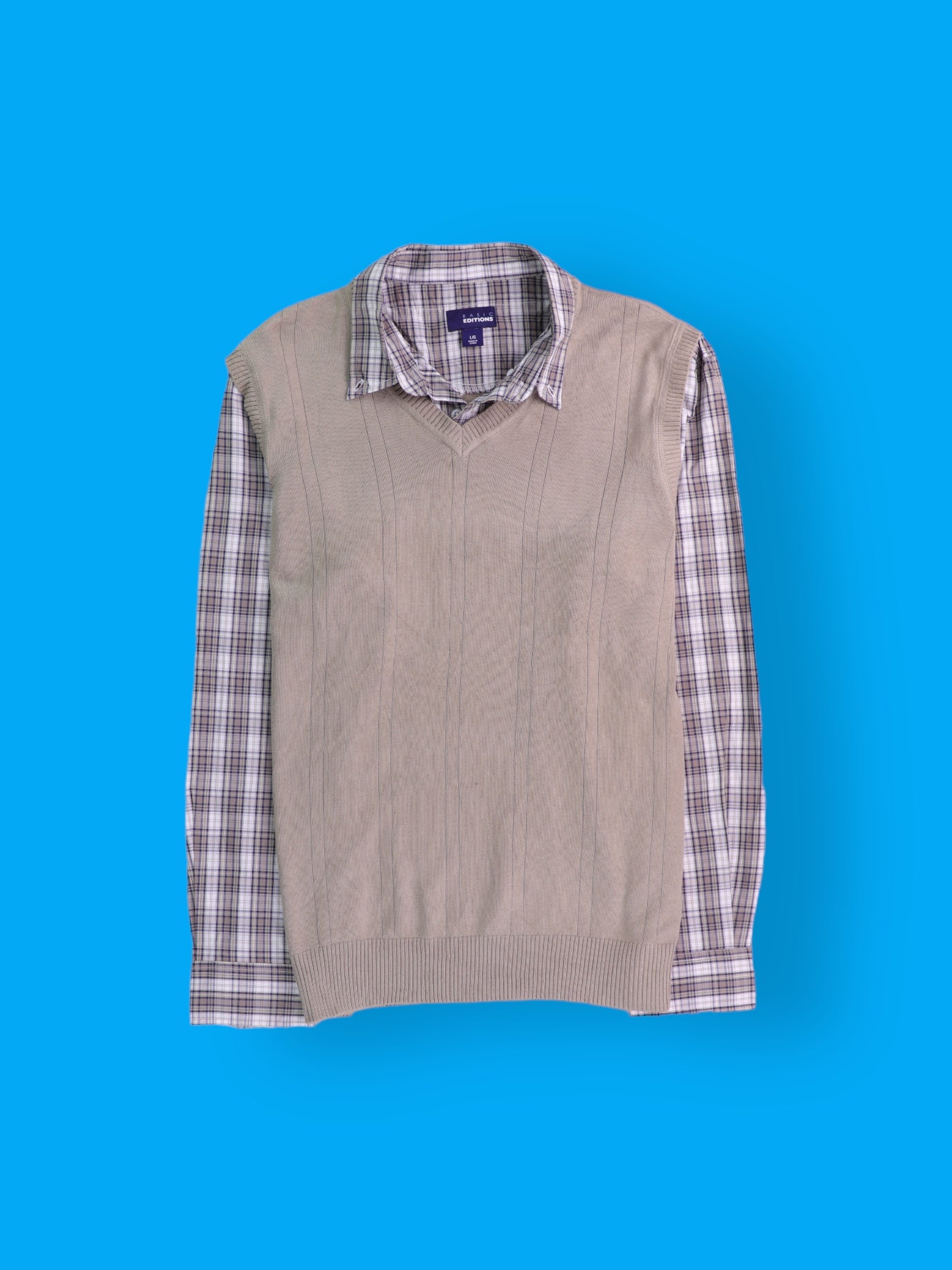 Camisa Casual - Hombre - Large
