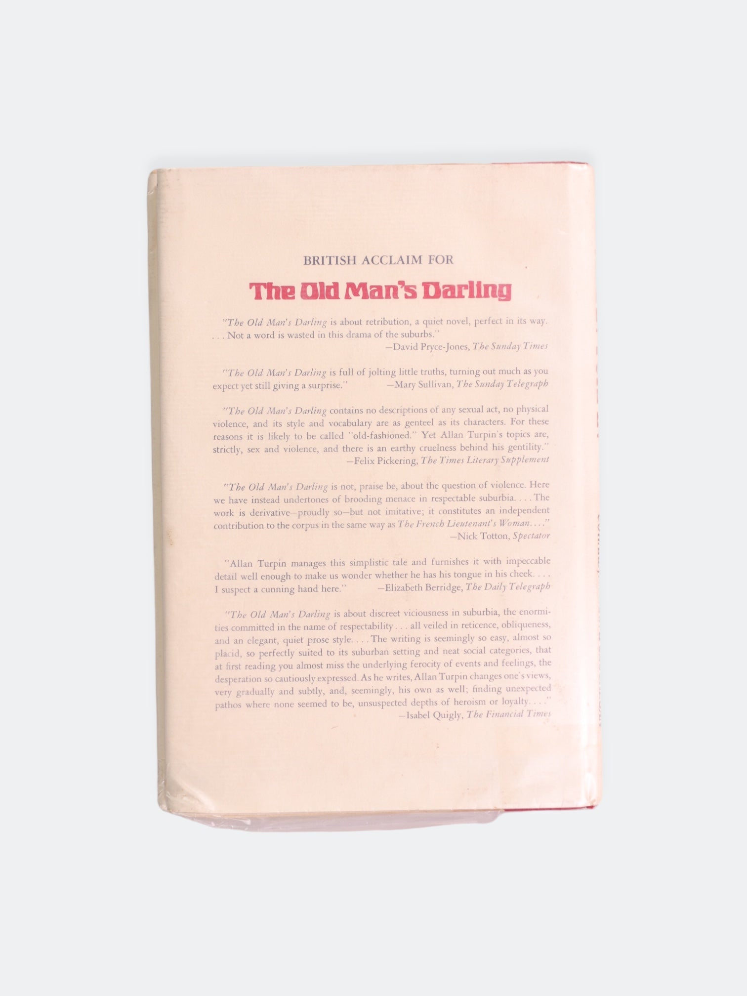 Libro The Old man’s darling  by Allan Turpin