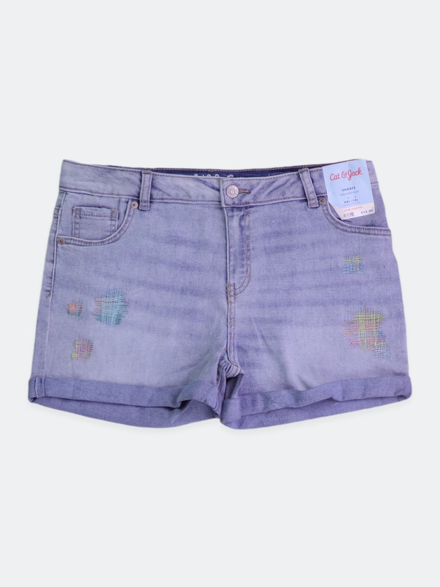 Cat & Jack  Shorts Denim - Niña - 2XL - 16-18Y (Años)